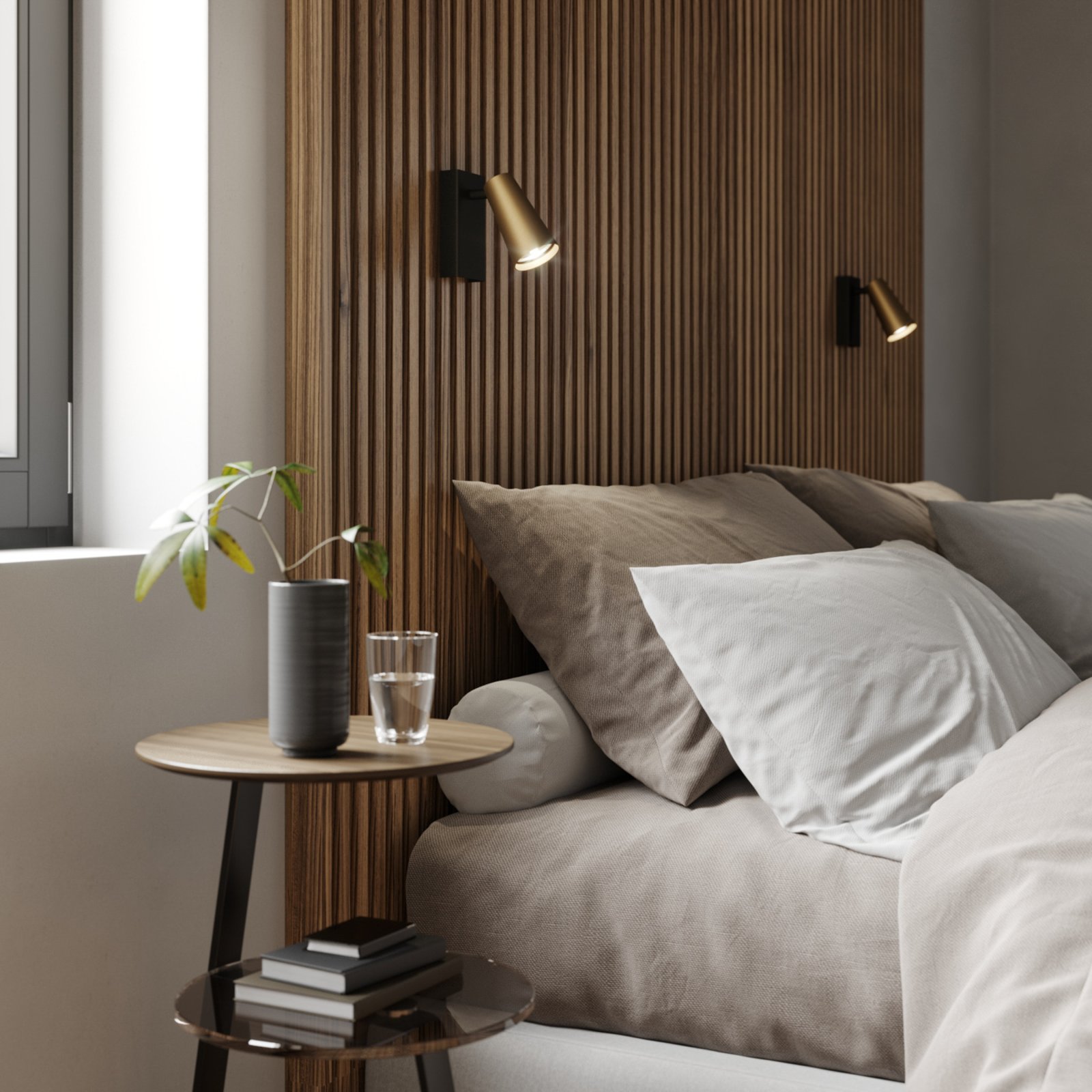 Angelina Applique Murale Brass/Gold - Lucande