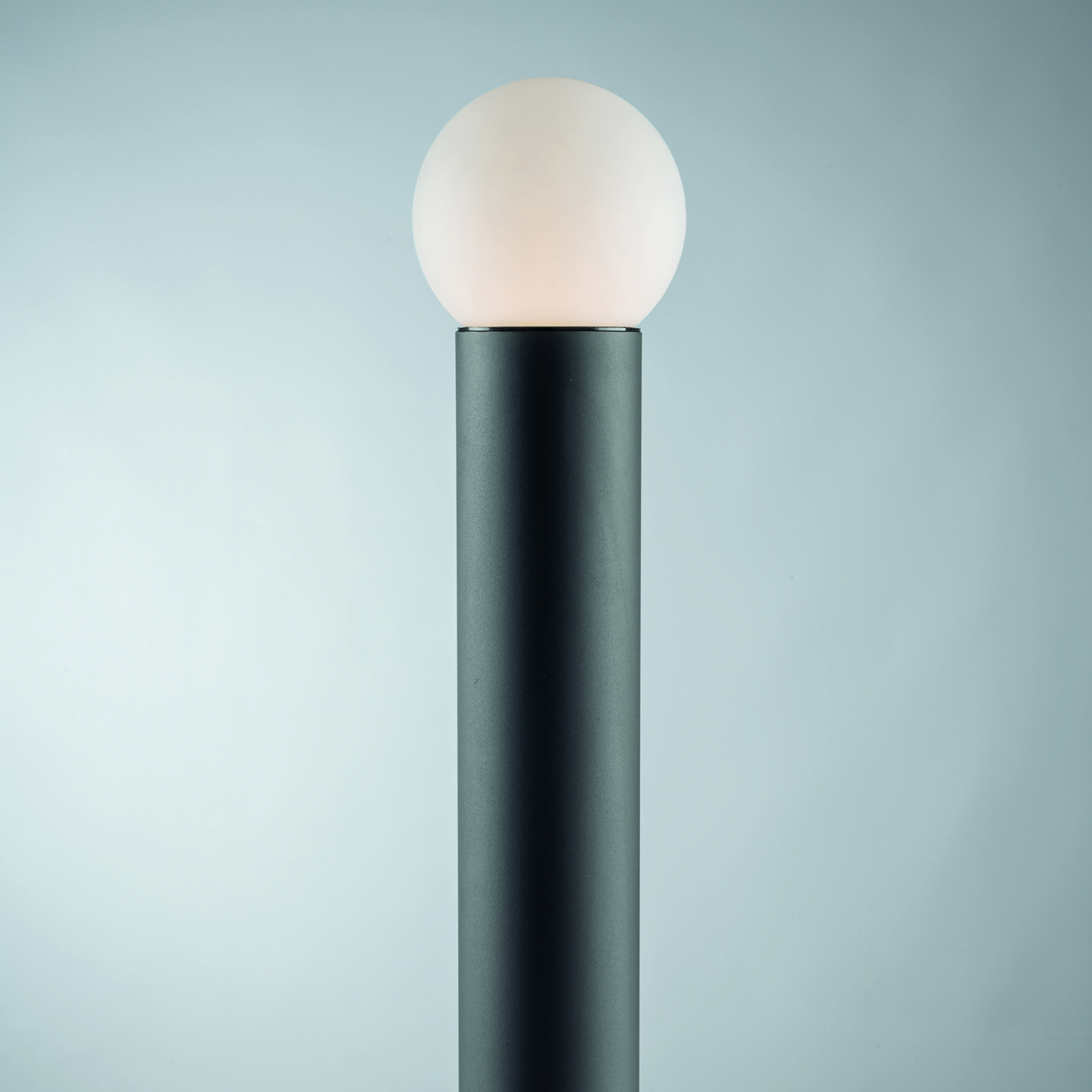 Skittle bolardo luminoso con pantalla esférica, altura 65 cm
