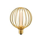 LED lamp Globe, goud, E27, 3,5 W, 1.800 K, dimbaar