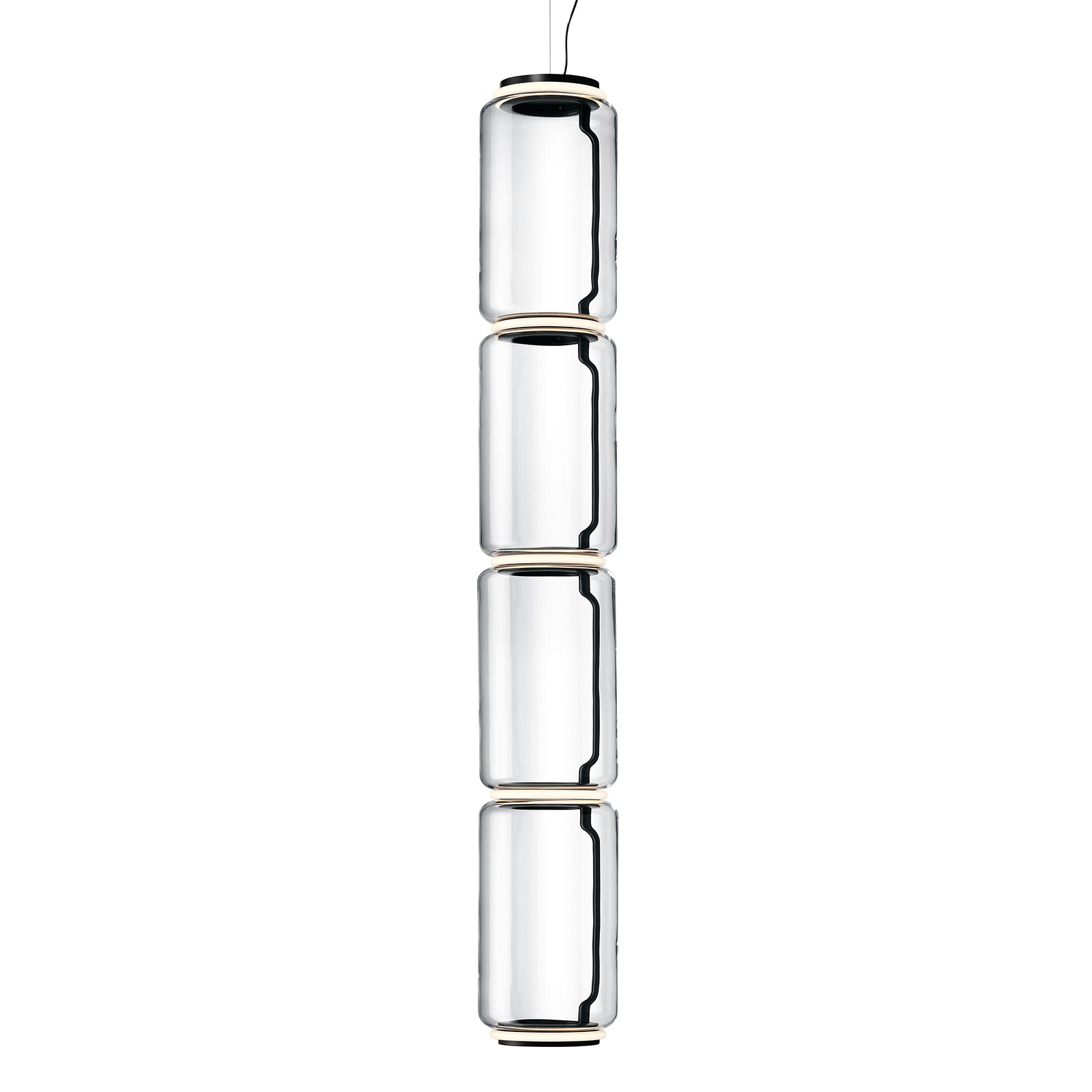 FLOS Noctambule LED-Hängelampe Low Cylinders
