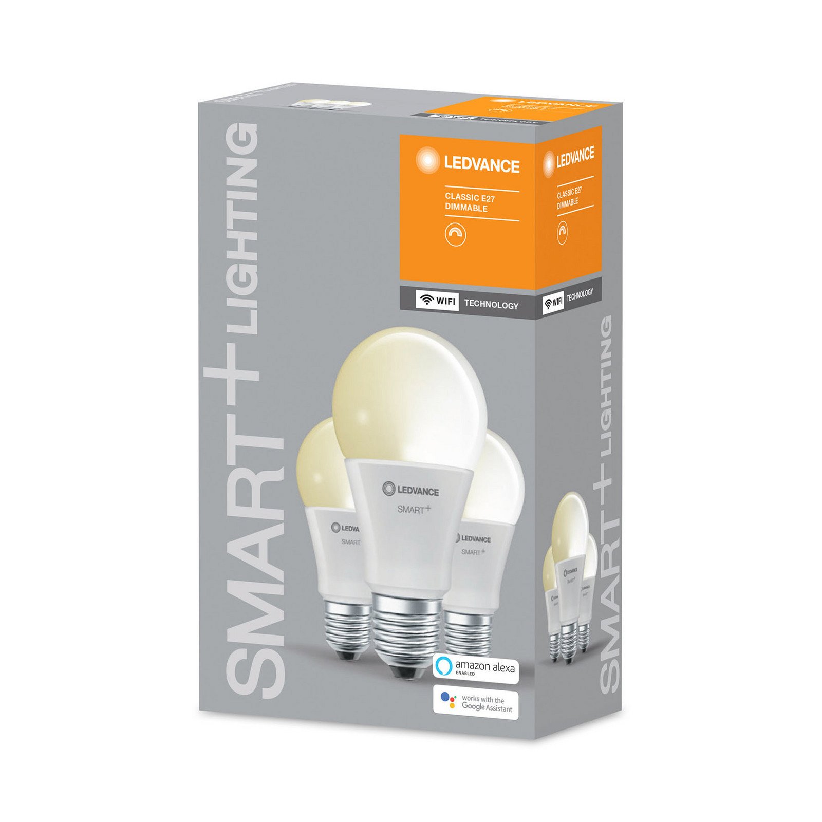 LEDVANCE SMART+ WiFi E27 9W Classic 2.700K 3x