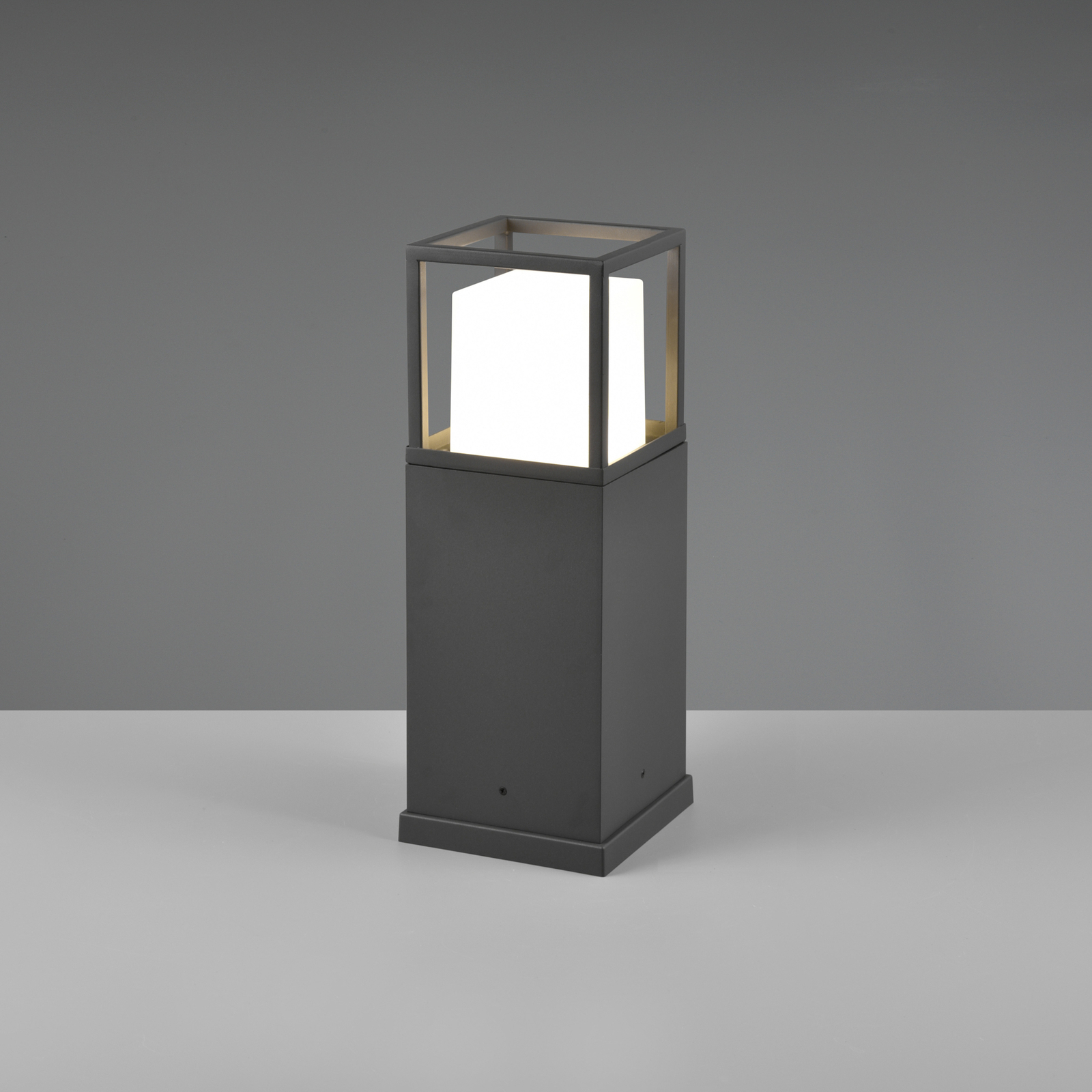 LED pedestal light Witham, anthracite, CCT