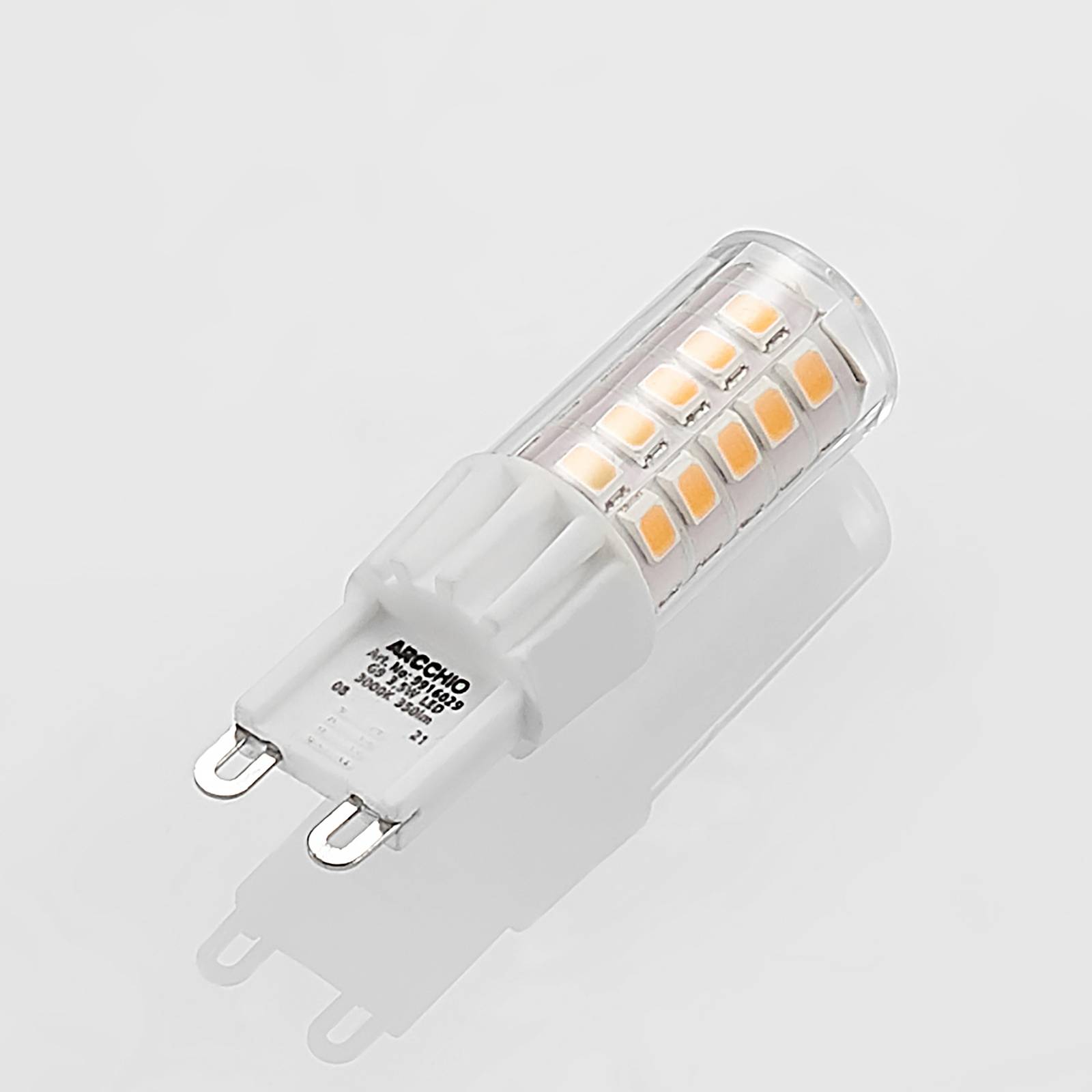 E-shop Arcchio LED s kolíkovou päticou G9 3,5W 830 6 ks