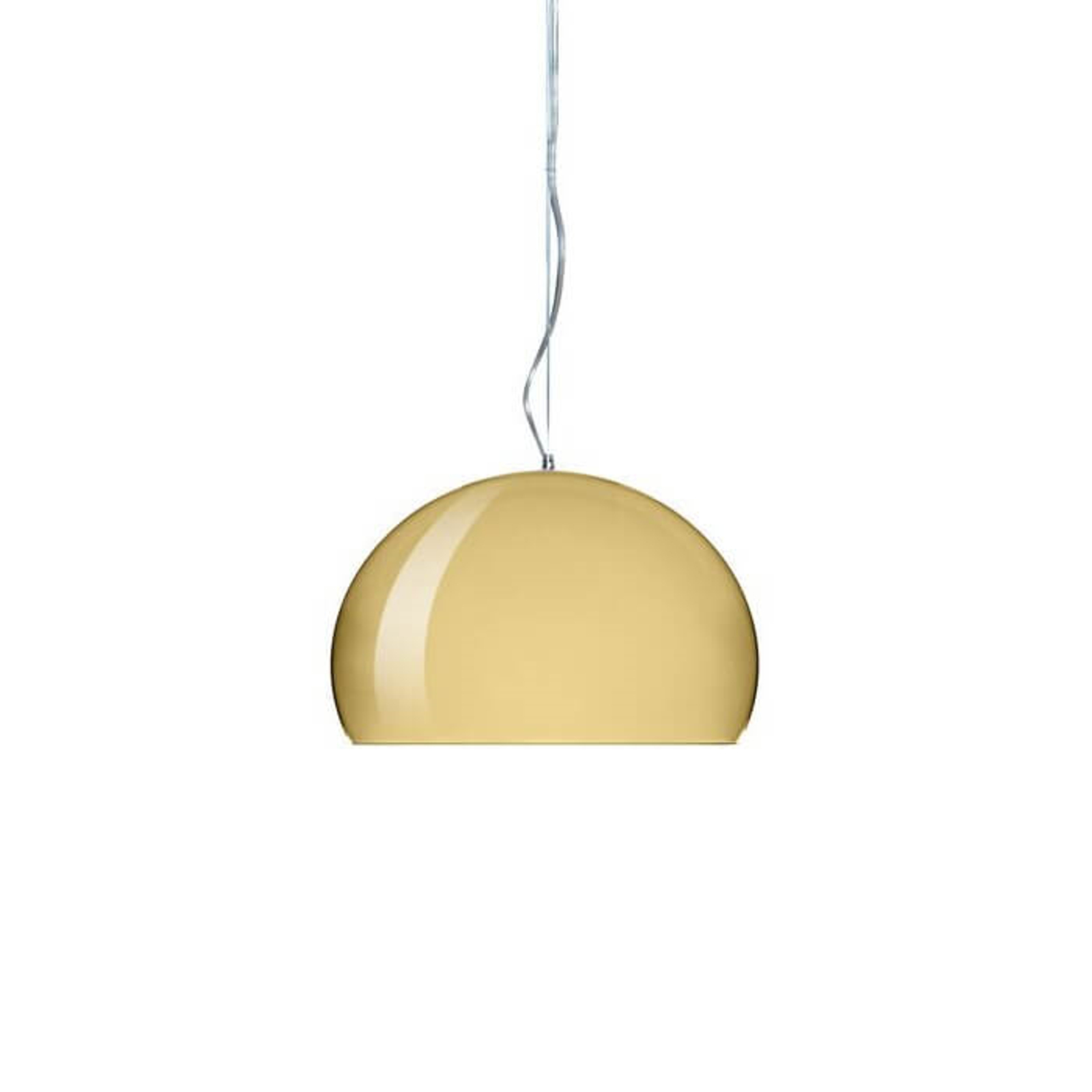 Piccolo FL/Y Lampada a Sospensione Oro - Kartell