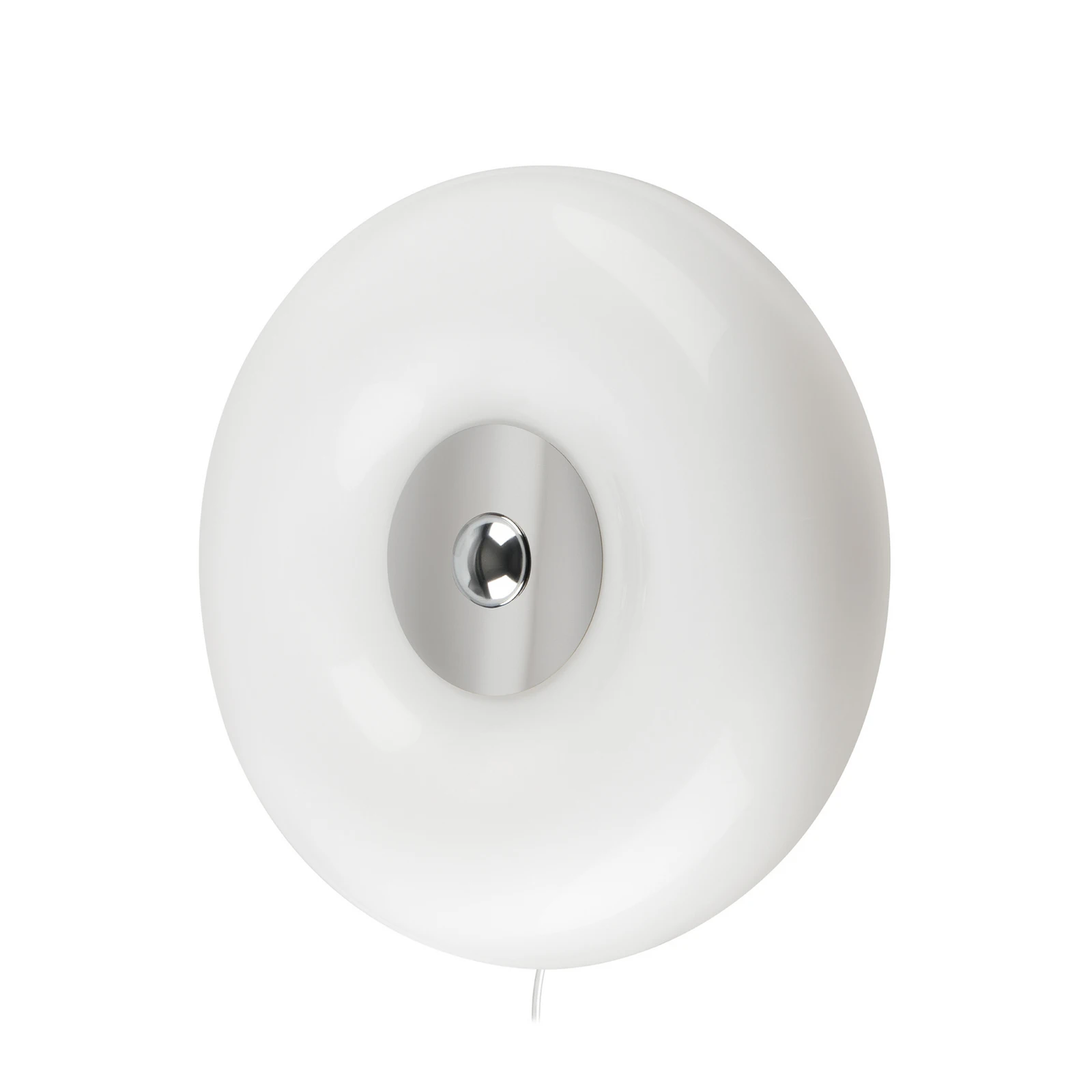 OSRAM Φωτιστικό τοίχου LED Decor Lunea, λευκό, Ø 30 cm, γυαλί, CCT, ρυθμιζόμενη