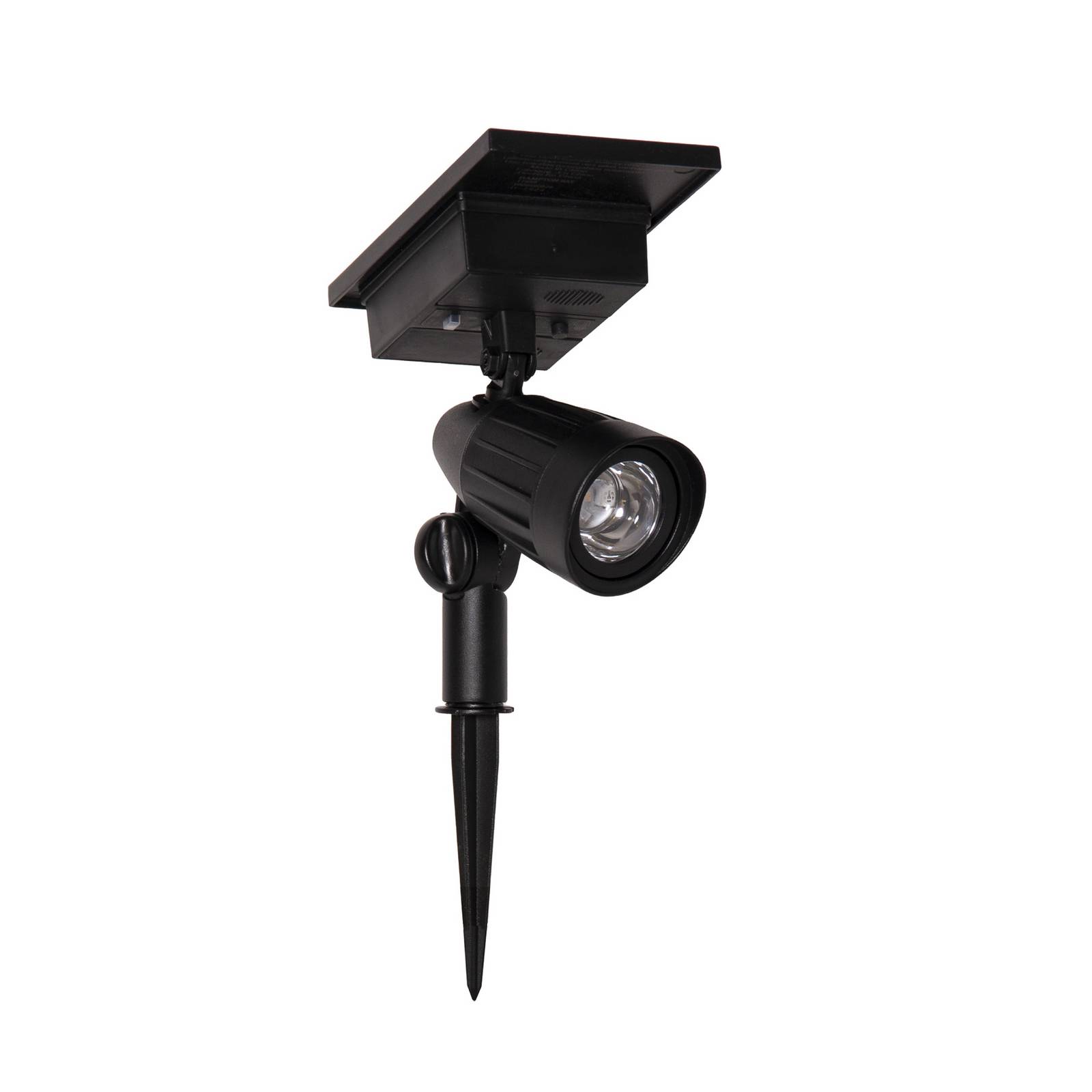 LED-Solar-Spot Powerspot 19cm RGBW, 80lm, schwarz, Erdspieß