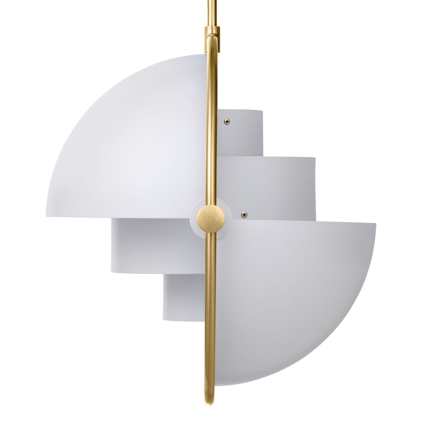 Multi-Lite Pendelleuchte Ø36 Messing/Weiß - GUBI