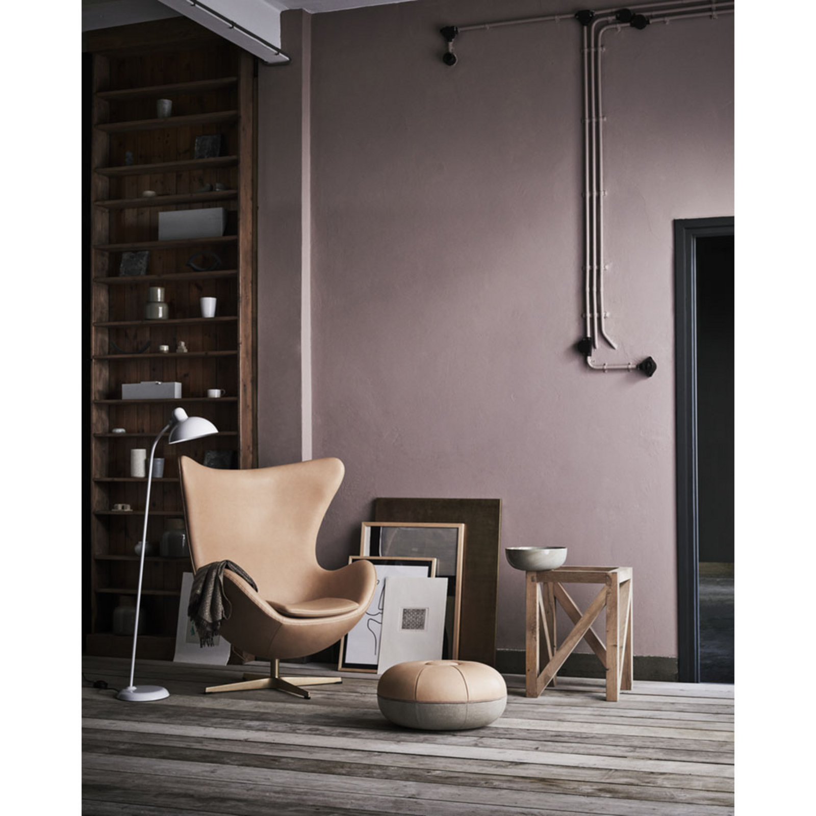 KAISER idell™ 6556-F Piantana Matt Nero - Fritz Hansen