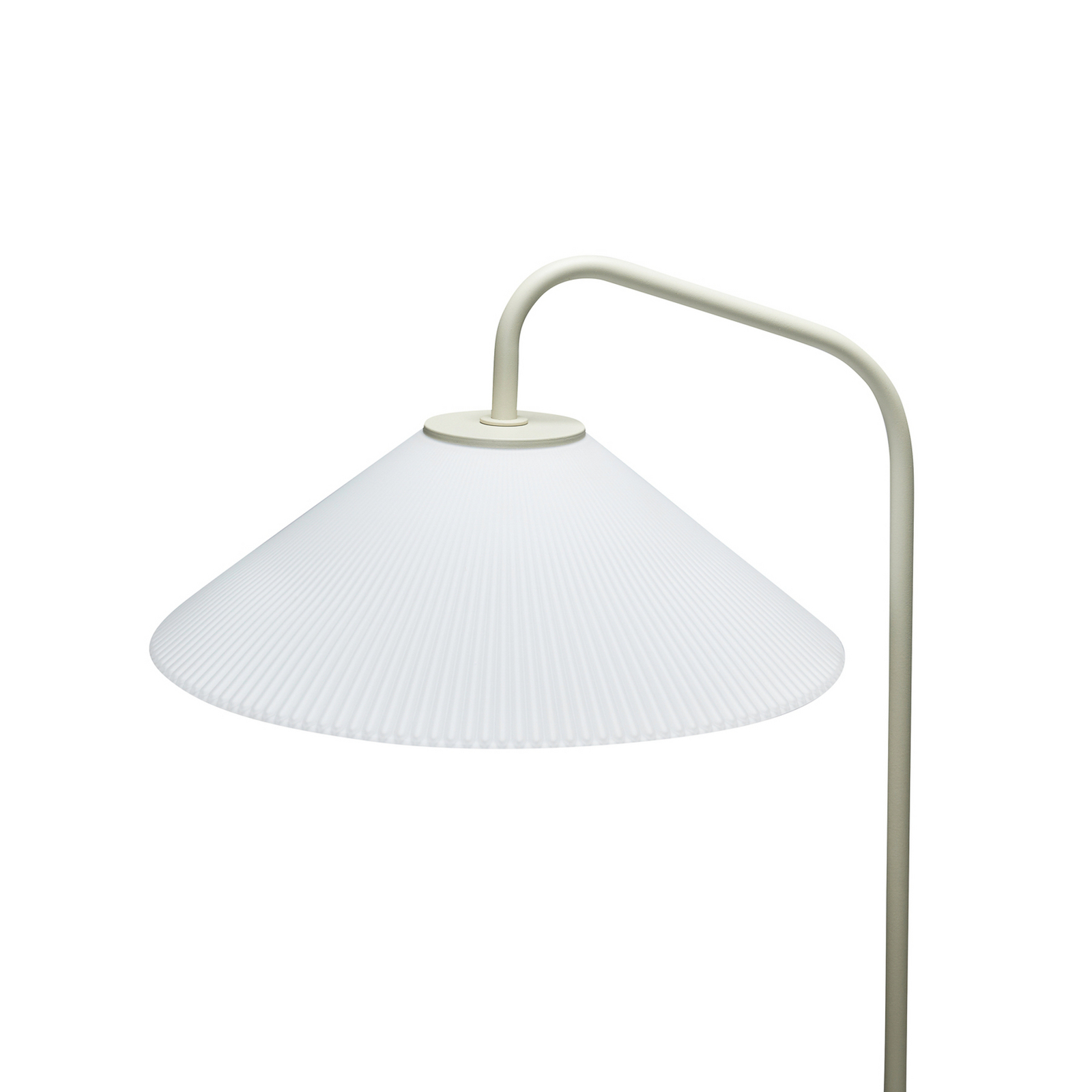 Hübsch Lampadar solid, alb, nisip, sticlă, fier, E27