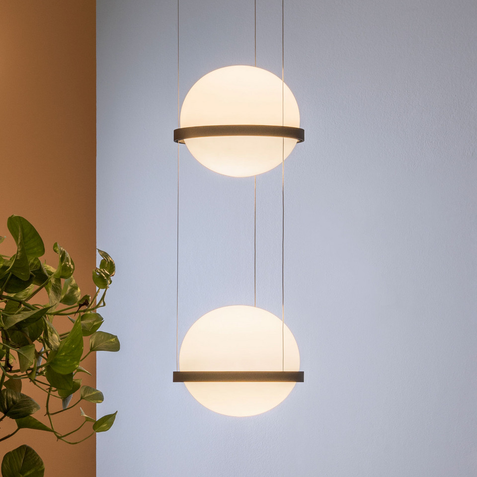 Vibia Palma 3726 LED-hänglampa med 2 lampor, vit från Vibia
