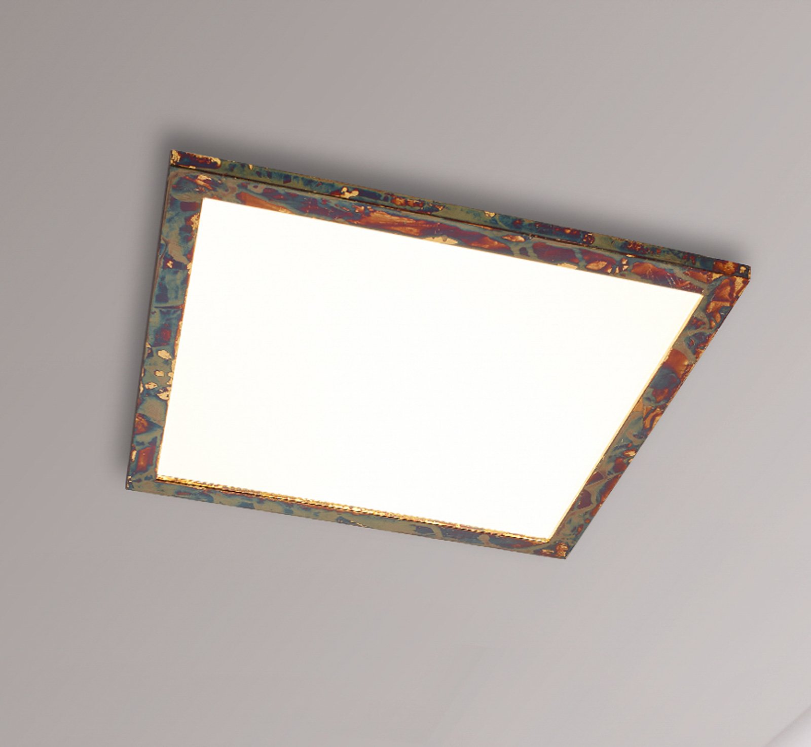 Panel LED Quitani Aurinor, dorado, 68 cm