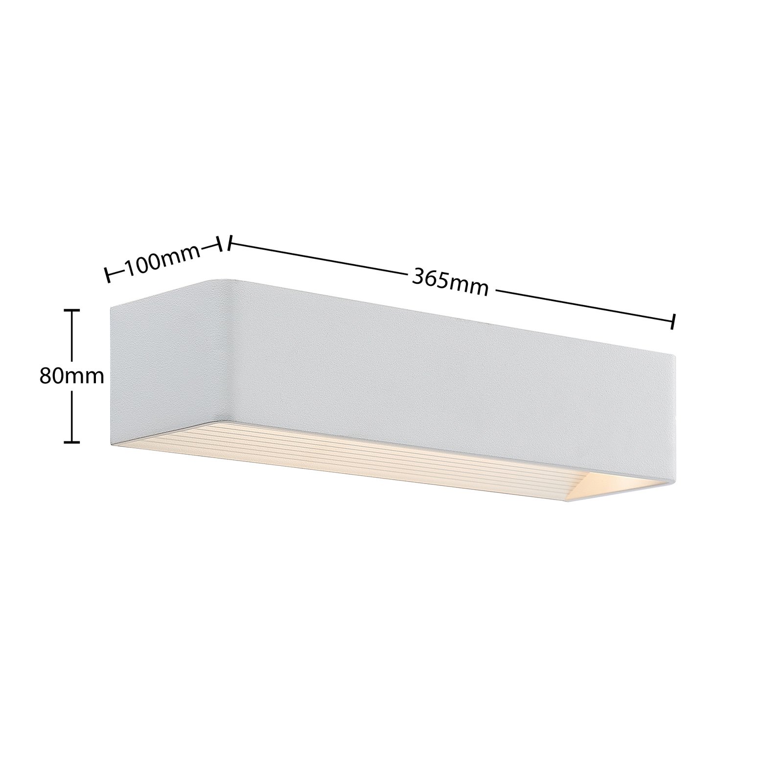 Karam Applique murale LED W36,5 Blanc - Arcchio