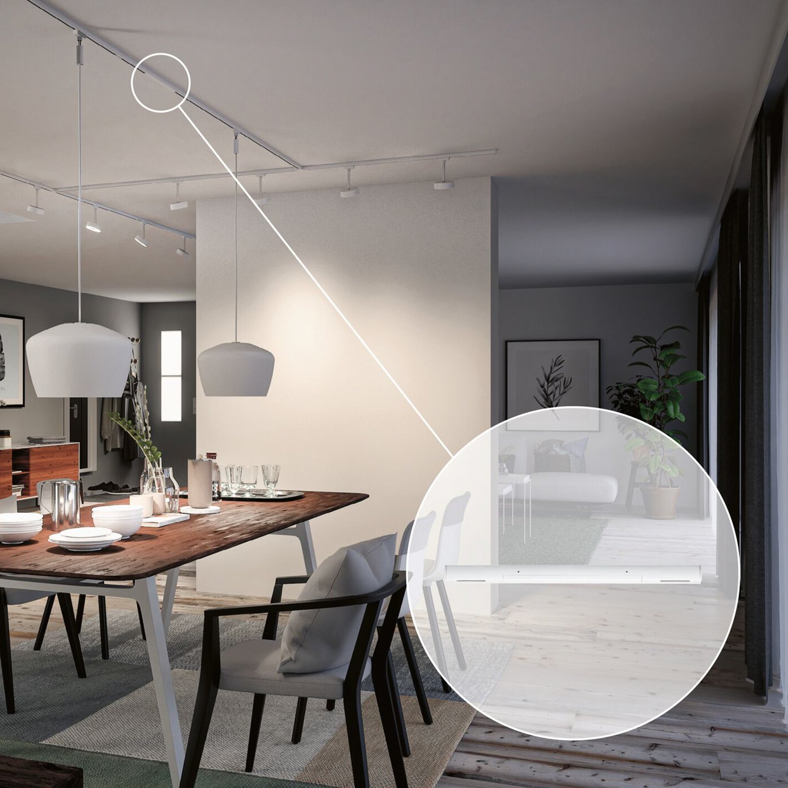 Paulmann URail centrale voeding, signaalwit, ZigBee