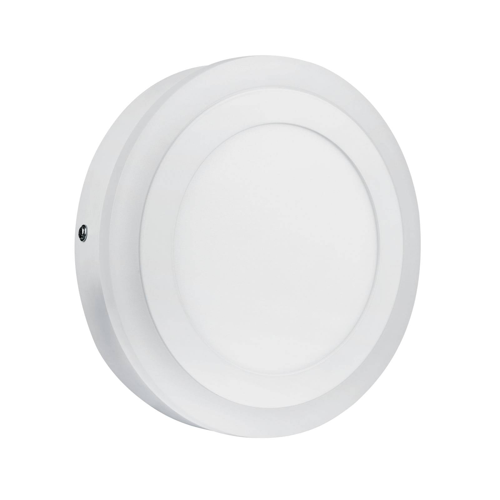 Wand- & Deckenleuchte led color + white Round warmweiss 200mm 19W Aluminium IP20 - Weiß - Ledvance