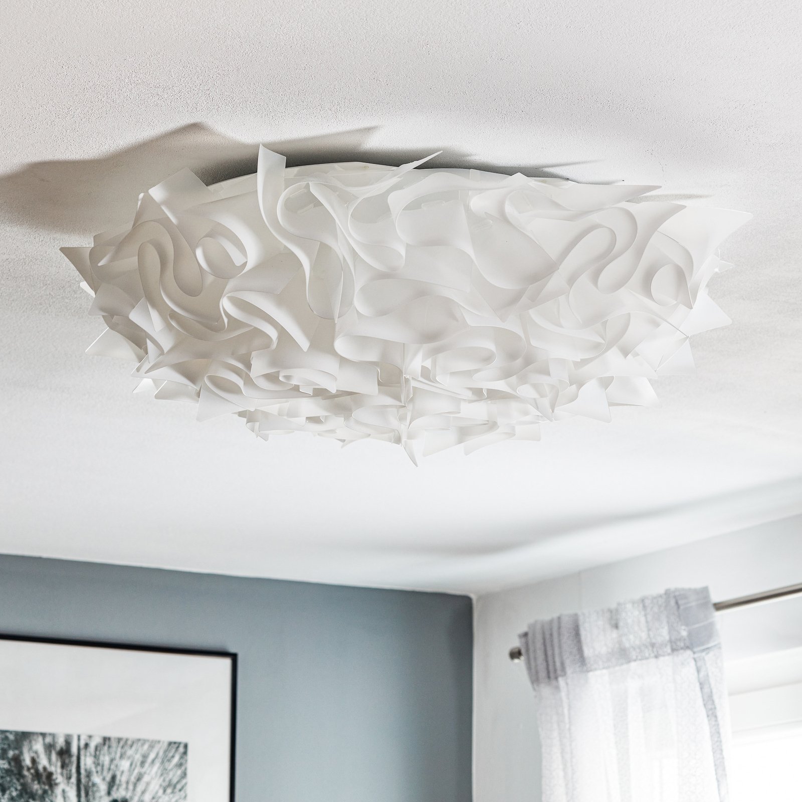 Veli Deckenleuchte opal 78 cm - SLAMP