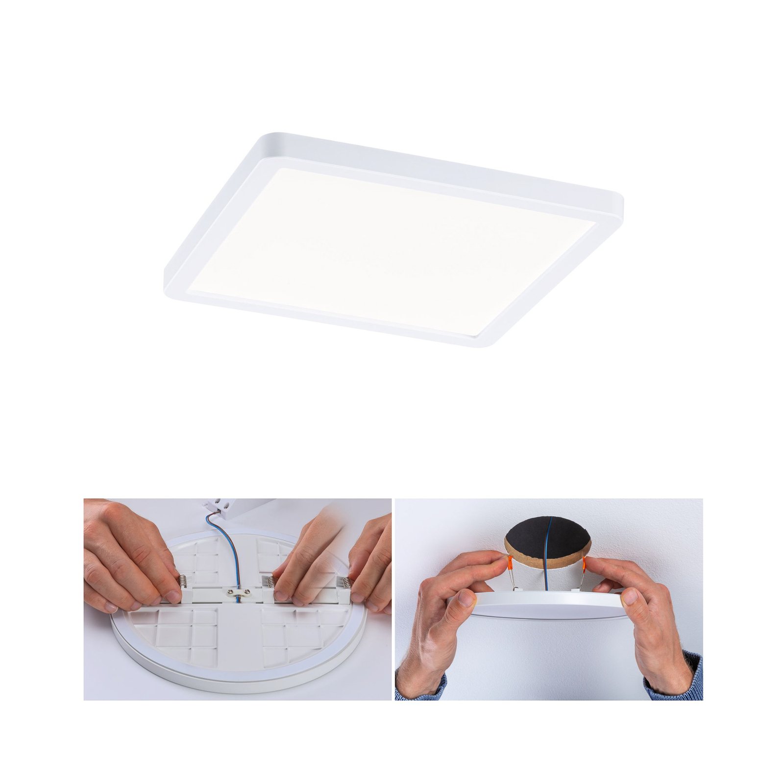 Paulmann LED panel Areo 4,000K angular white