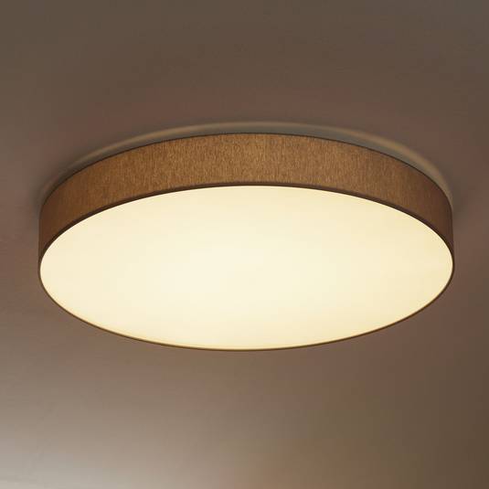 Round Luno LED ceiling lamp, dimming function Lights.co.uk