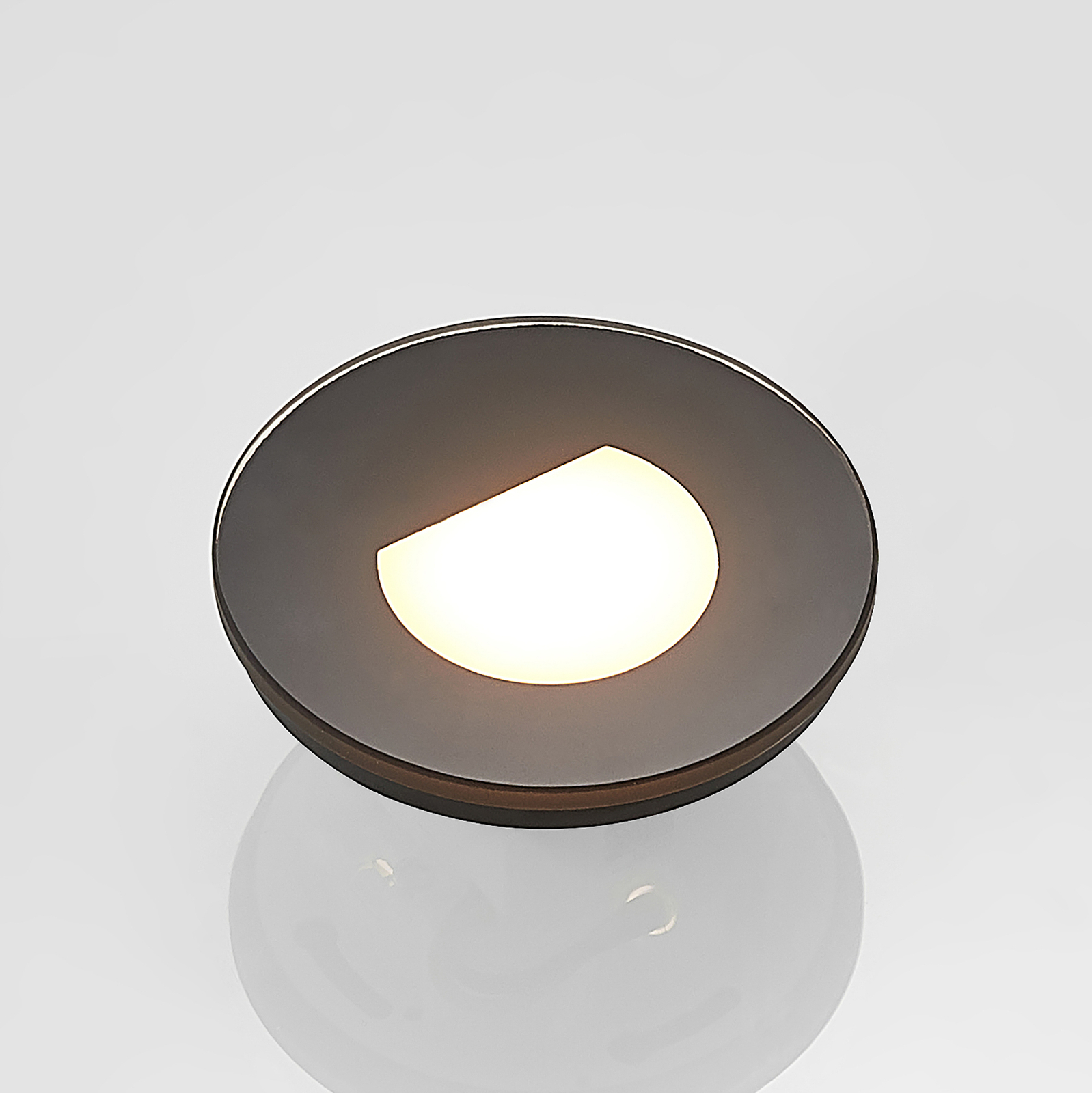 Arcchio Vexi LED-innfellingslampe CCT svart Ø7,8cm
