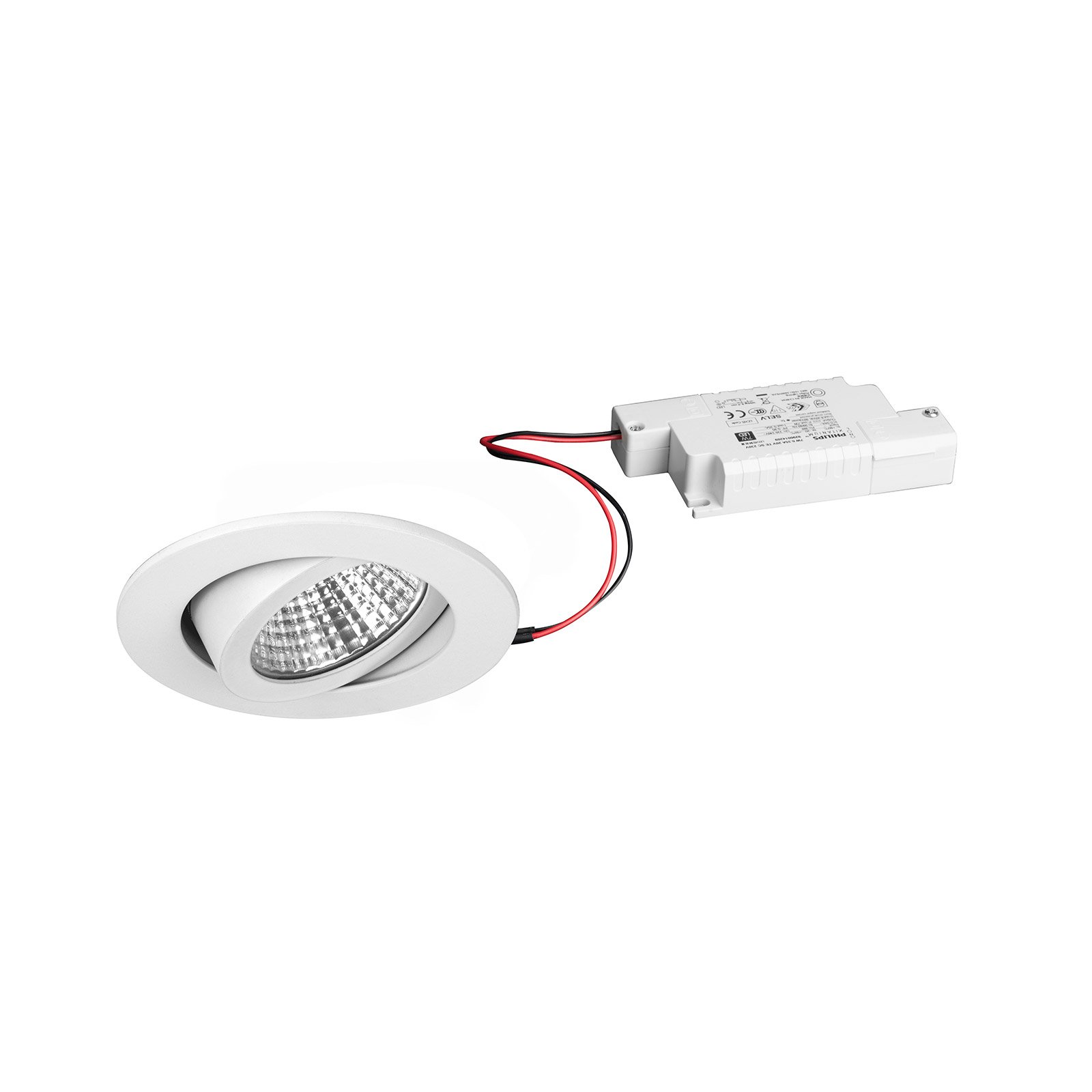 BRUMBERG downlight dimbar 38° rund hvit 2 700 K