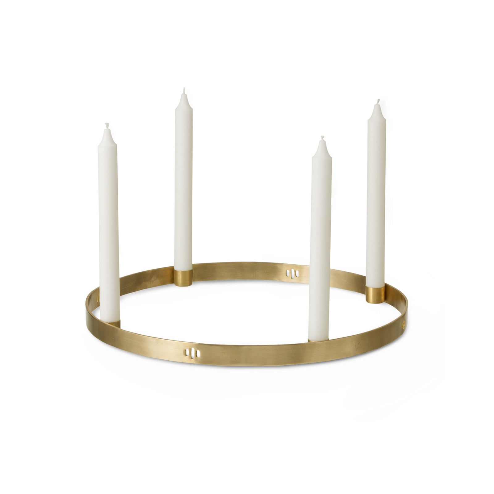 Circle Lysestake Large Brass - Ferm Living