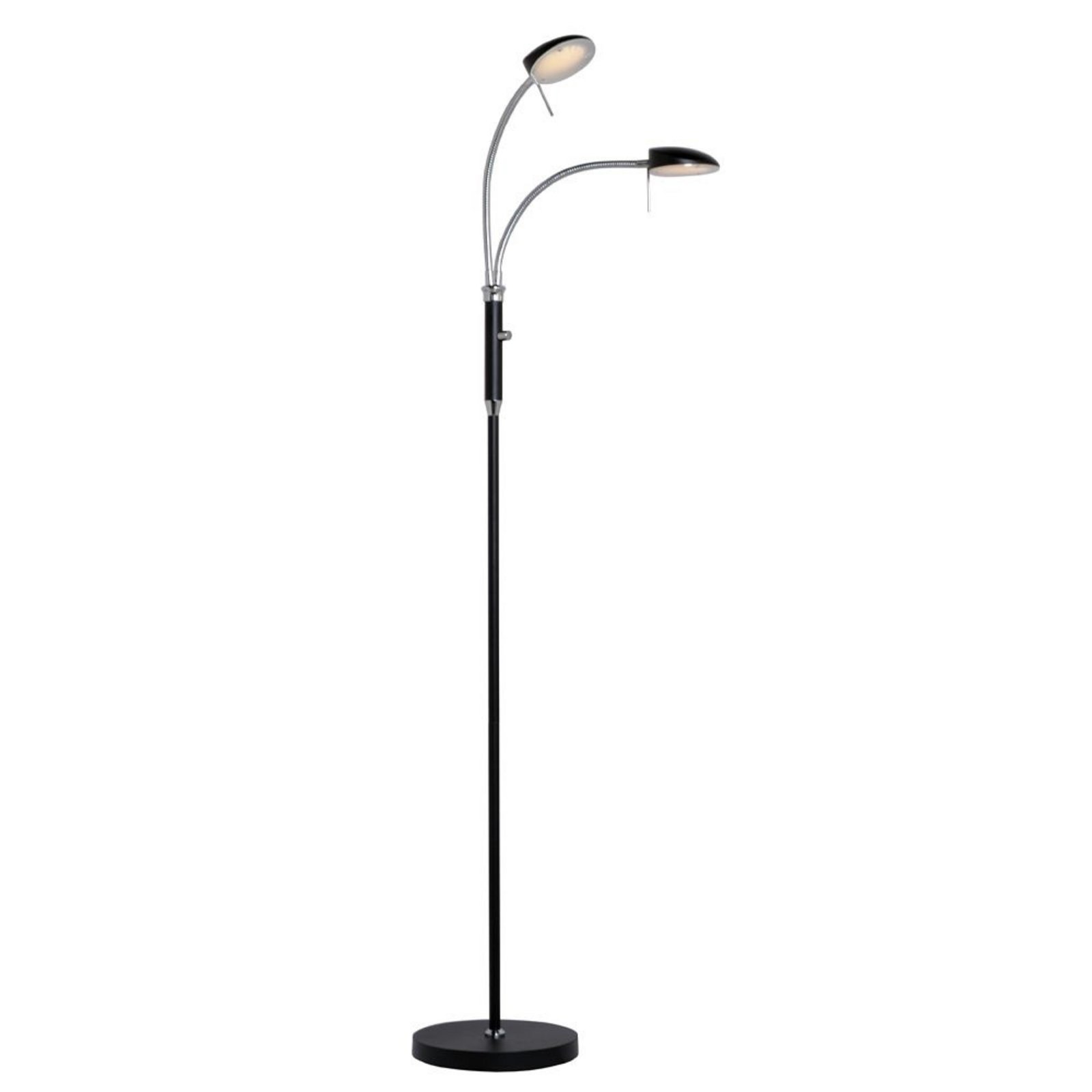 Vegas 2 Floor Lamp w/Dimmer Black - Halo Design