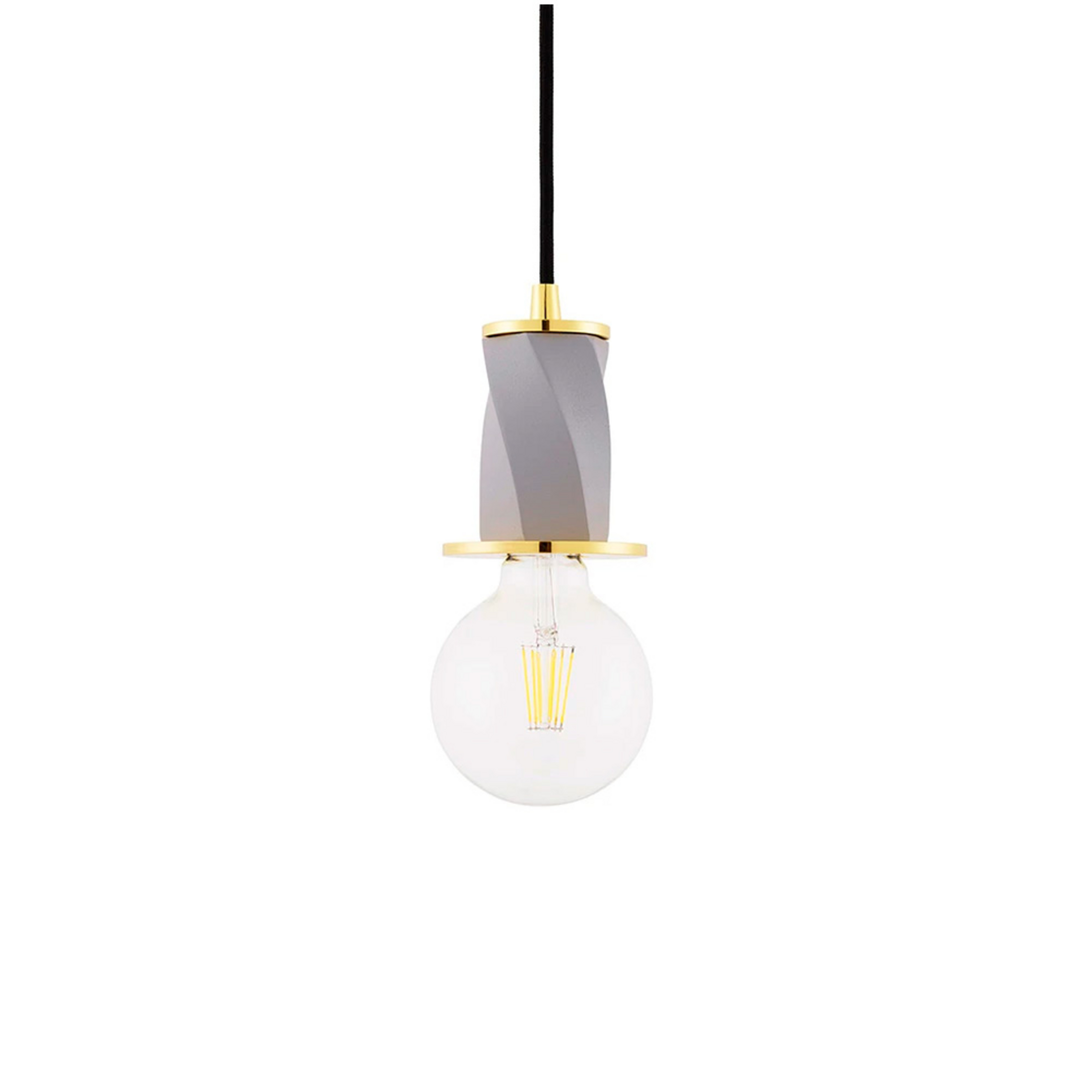 Bon Lustră Pendul Small Metal Grey - Tivoli by Normann Copenhagen