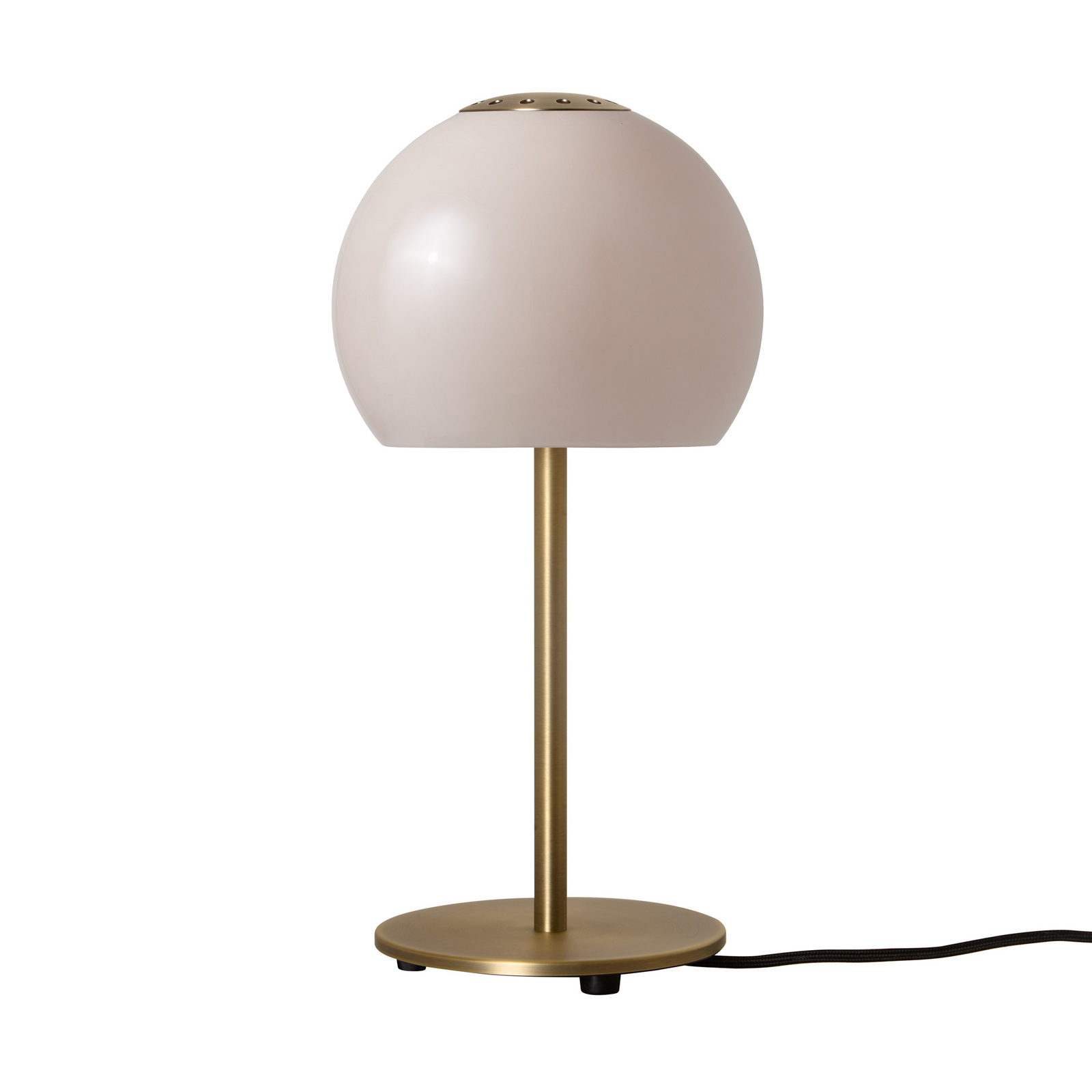Tischleuchte Ball Glass, sandgrau, Glas, 37 cm, E27 - FRANDSEN