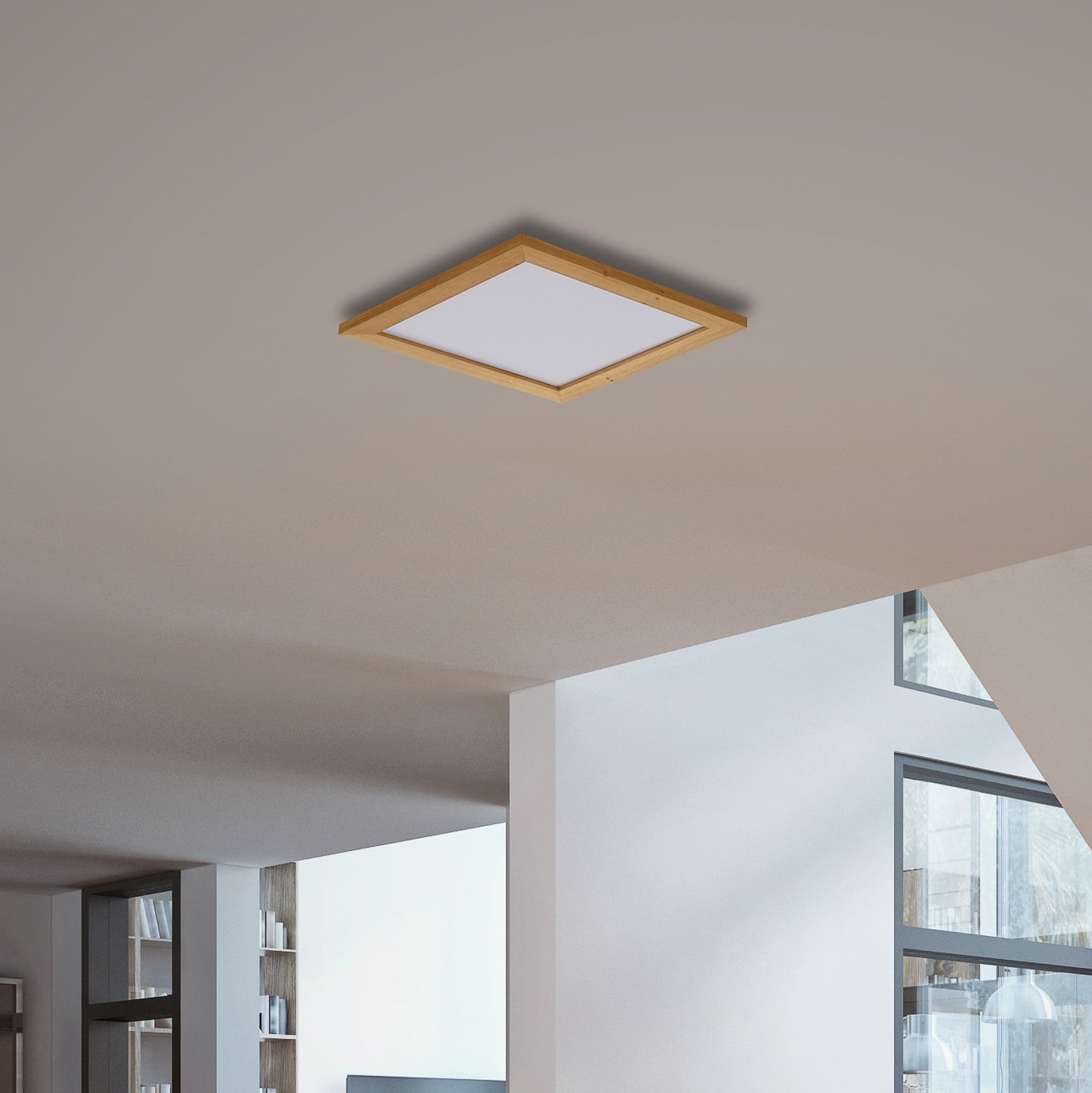 Plošča Quitani Aurinor LED, naravni hrast, 45 cm