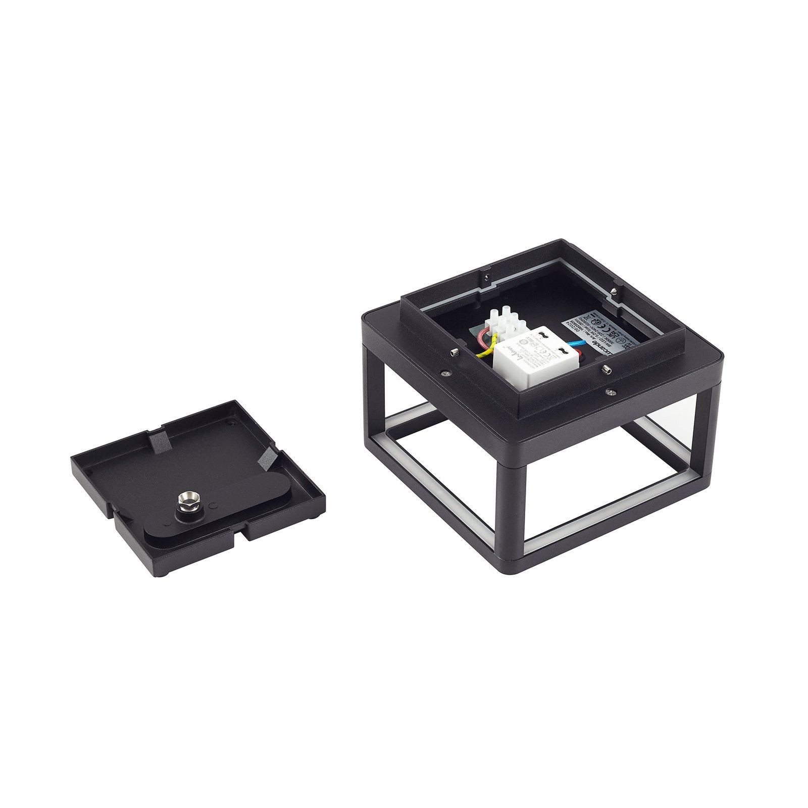 Thorvid LED Outdoor Wall Lamp H18 Black - Lucande