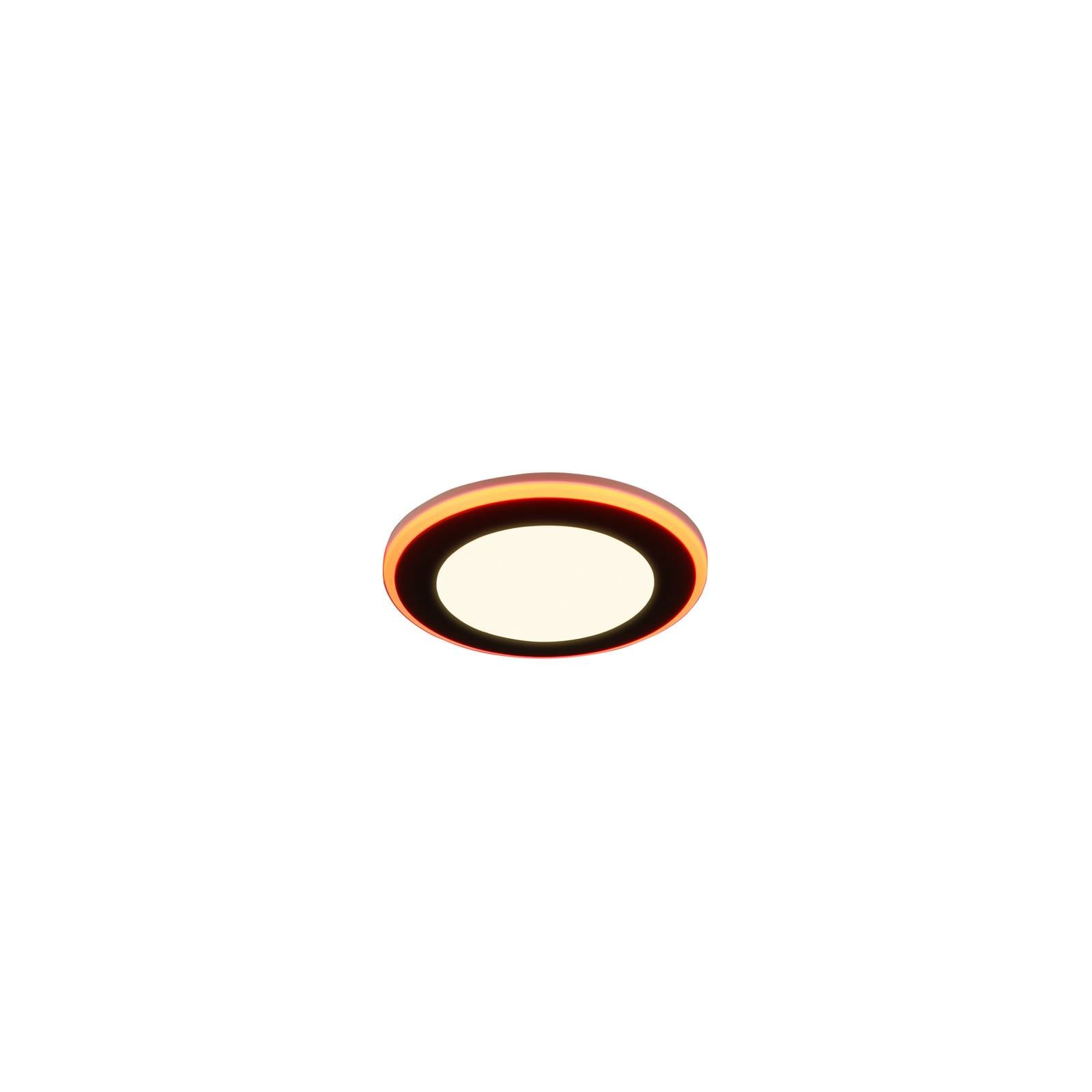 LED-Einbaudownlight Argus RGBW Remote Ø8cm schwarz