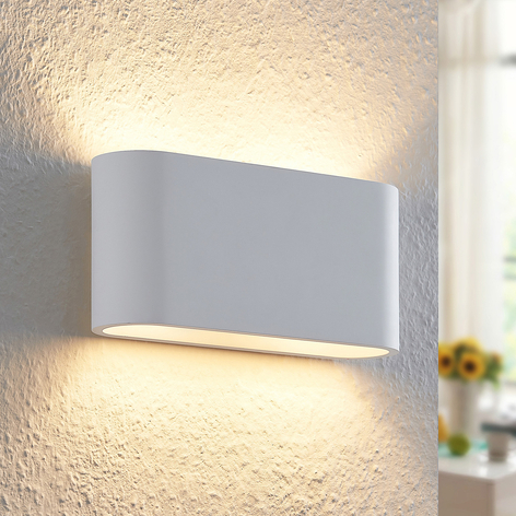 Lindby Mavora applique di gesso, arrotondata