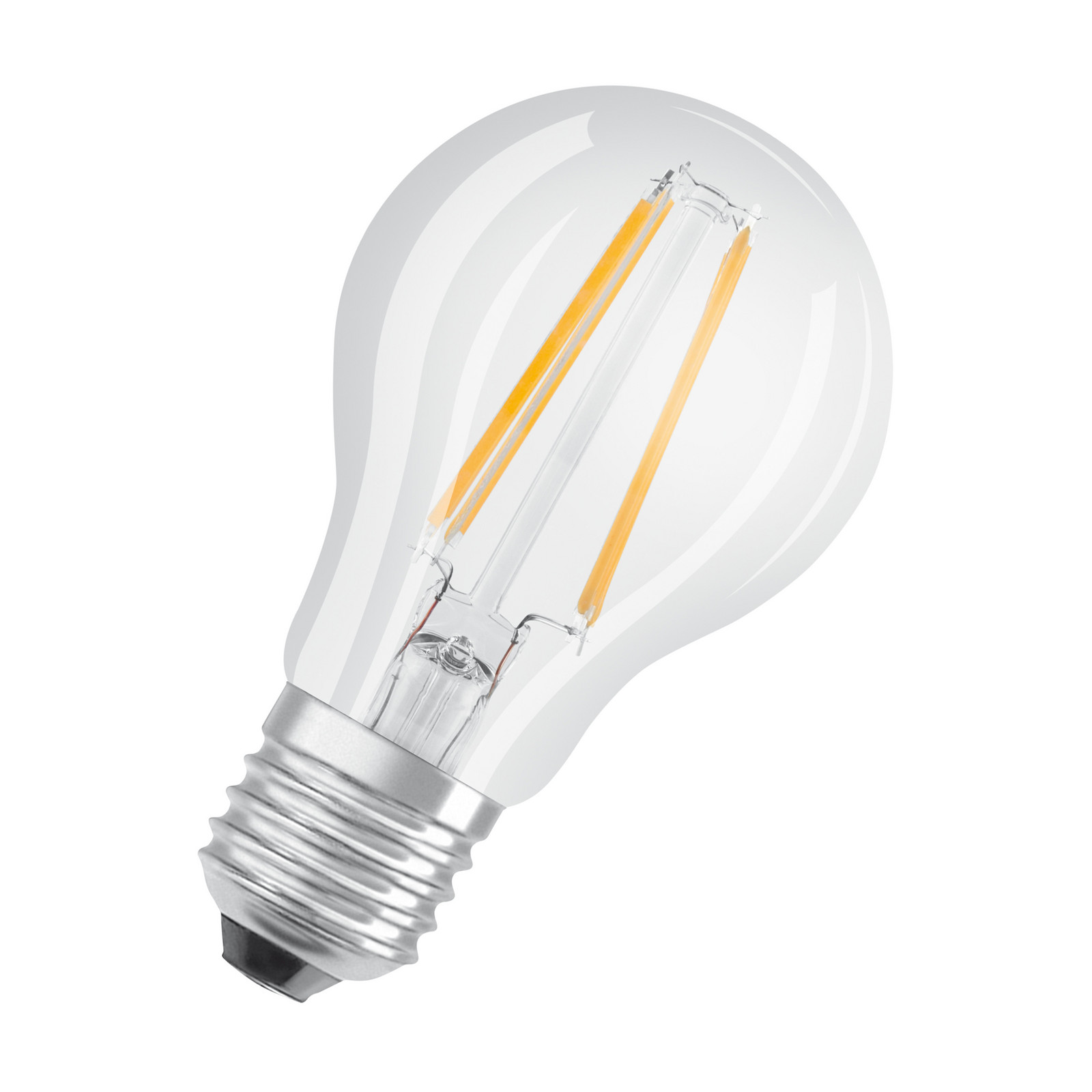 OSRAM LED лампа E27 Base CL A 7W 4000К прозрачна 5 бр