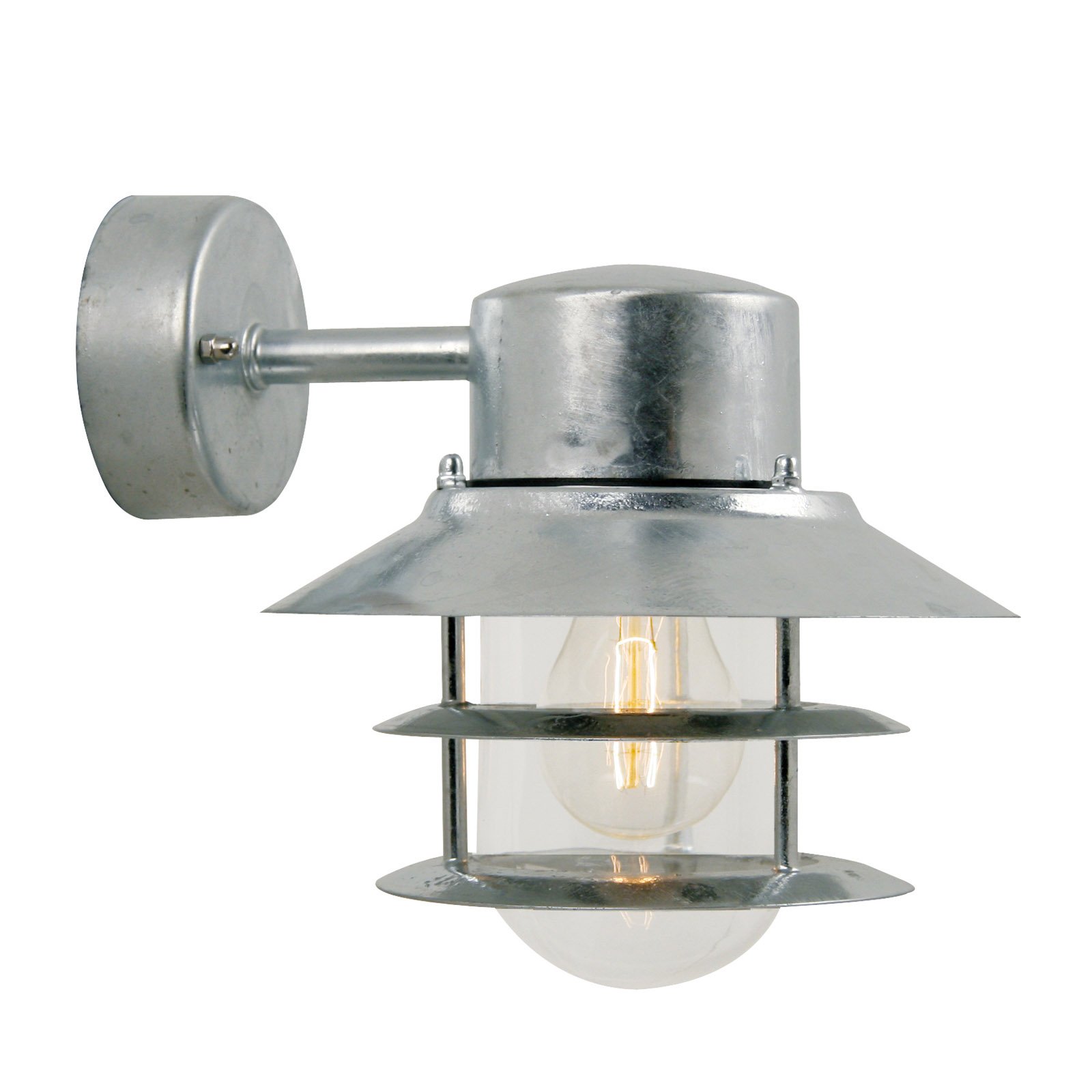 Blokhus Down Aplique de Pared Galvanised - Nordlux
