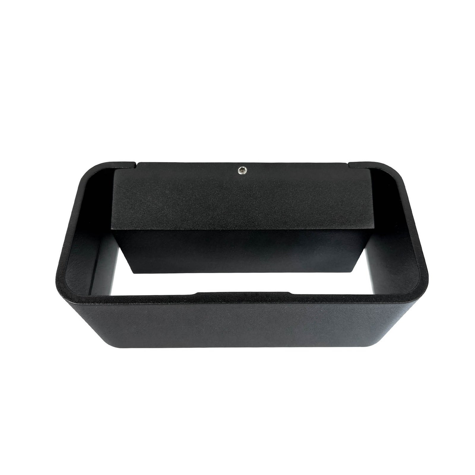 Dyberg Larsen Candeeiro de parede exterior Saturn, preto, 14,7 cm