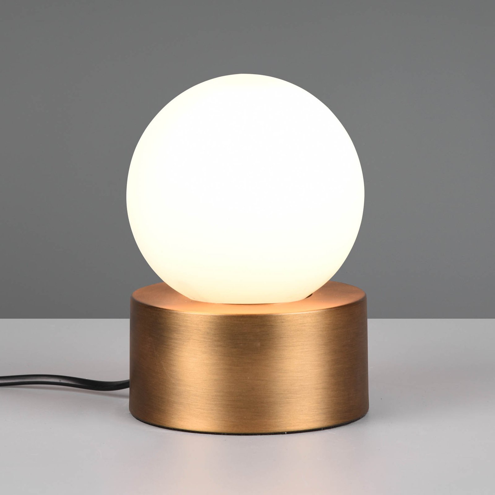 Countess table lamp globe lampshade, opal glass