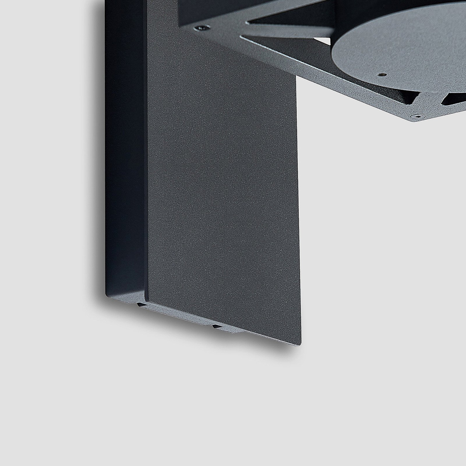 Ferda Down Buiten Wandlamp IP44 Graphite - Lucande