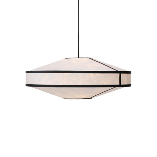 Kite 3B Hanglamp Ø75 Wit/Zwart - New Works