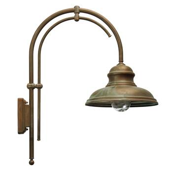 Luca outdoor wall light with a double arm