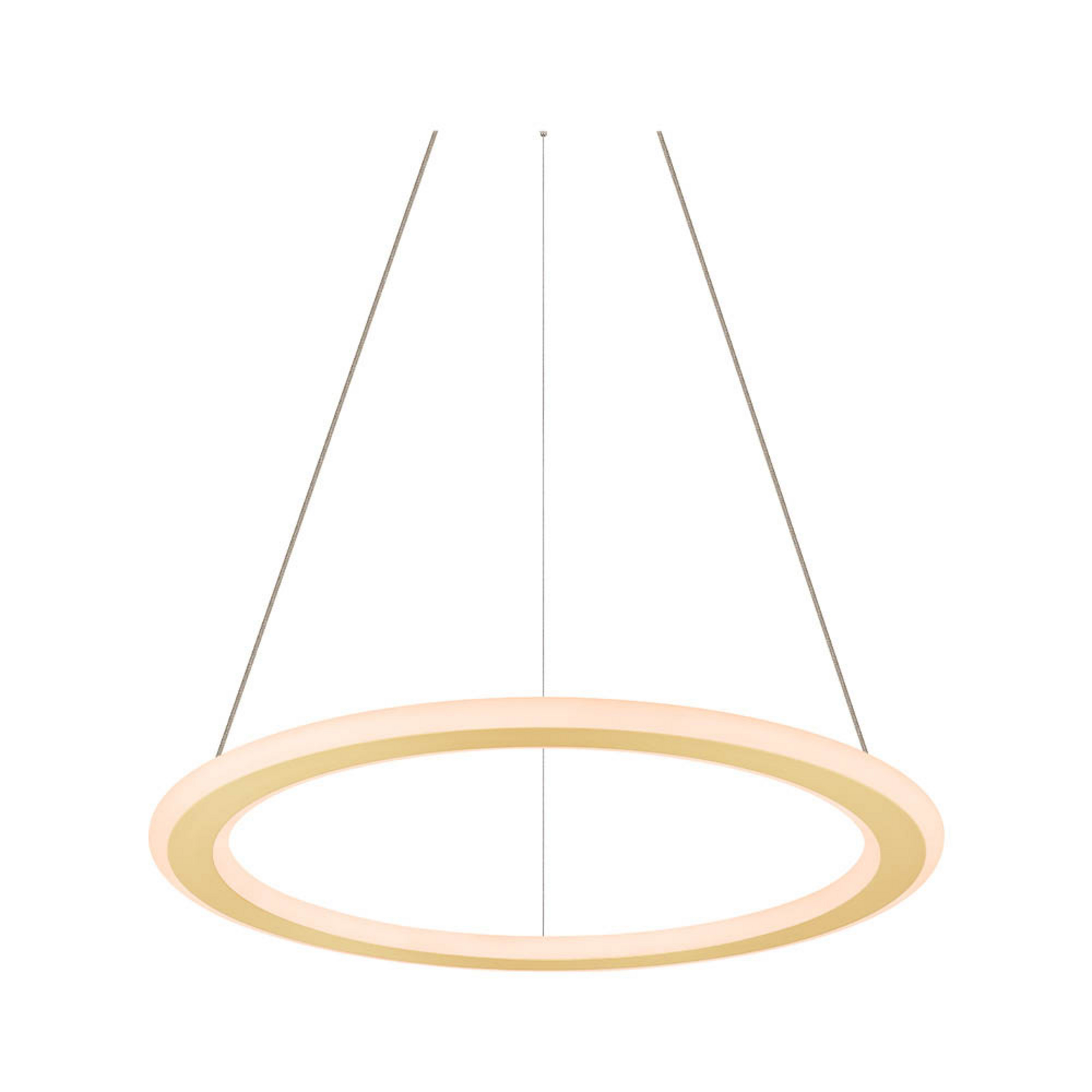 One Flat Lustră Pendul Singur 2700/3000K Brass - SLV