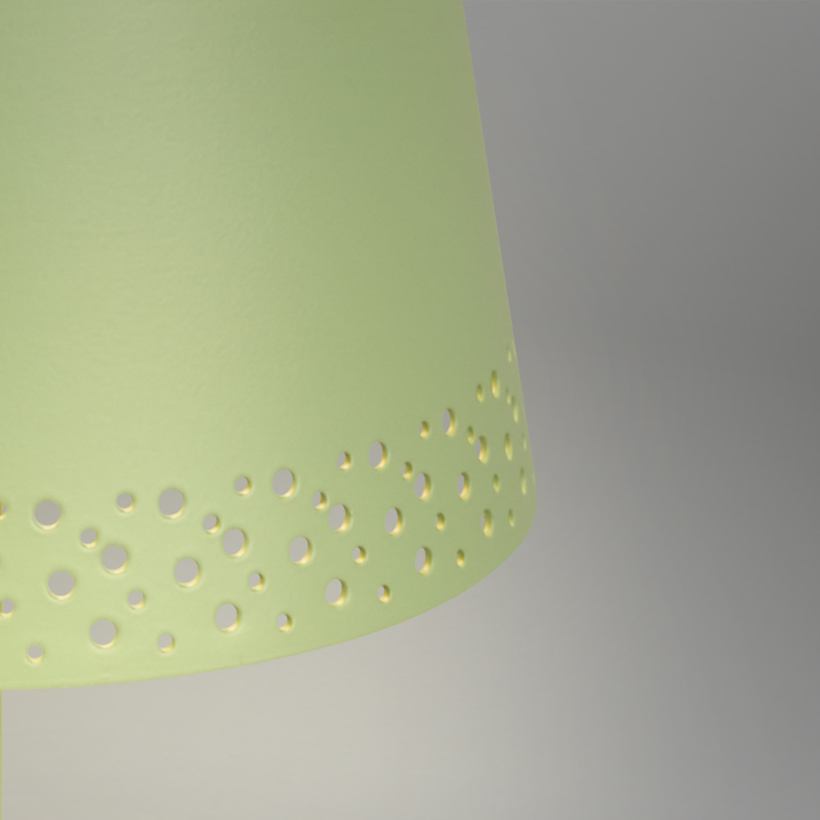 LED-bordlampe Kiki med batteri 3.000K, lindegrøn