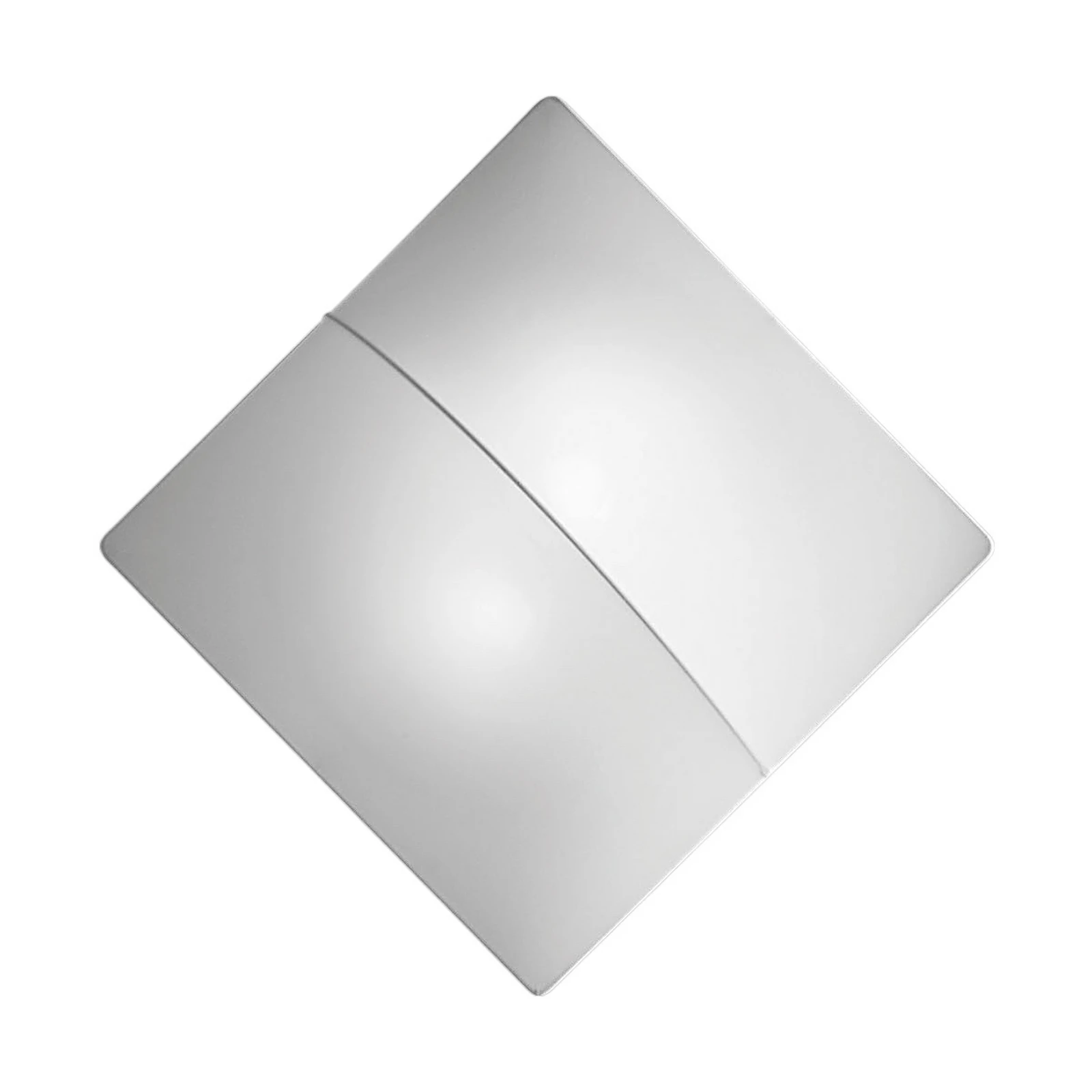 Nelly S - lámpara de pared cuadrada con tela 60cm
