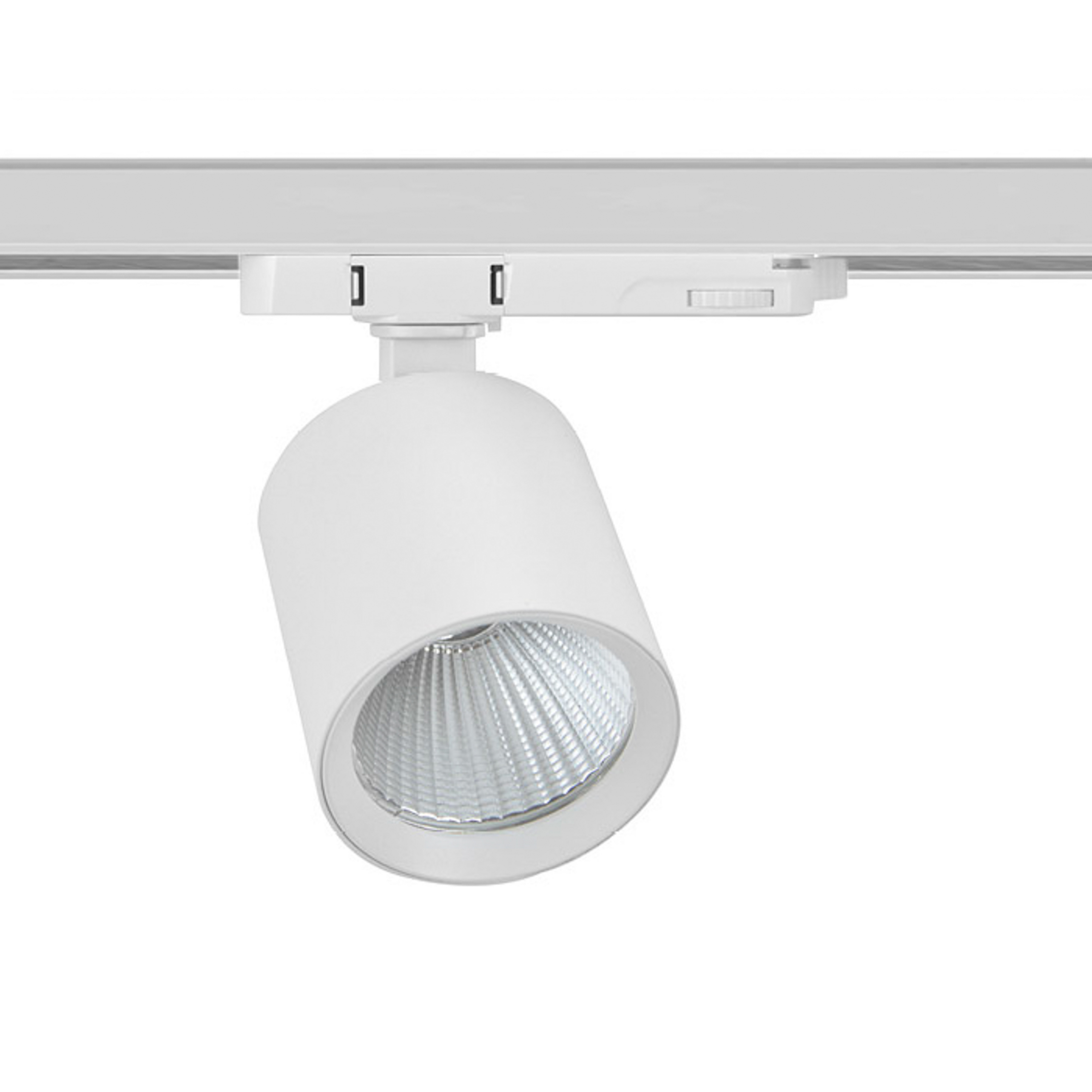 SLC LED track spot Fox, λευκό, 3.000 K, 3-φασική τροχιά