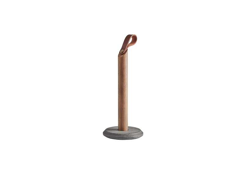 Produktfoto för Gejst - GRAB Kitchen Roll Holder - Köksrullehållare - Smoked Oak - Ø3,5 x H30 cm