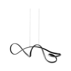 Rodado LED Pendelleuchte Schwarz - Lucande