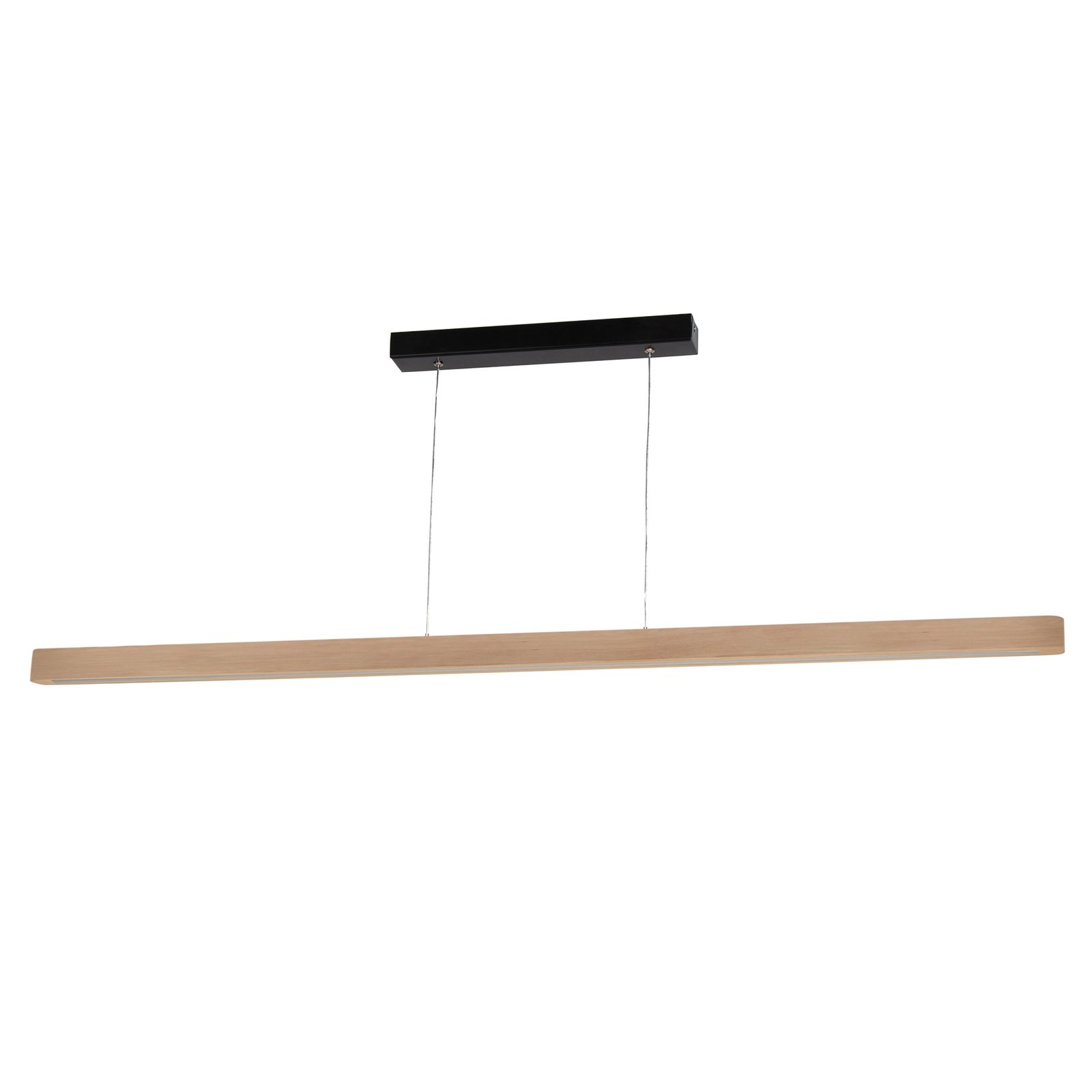 Envostar Lineo LED hanging light oiled oak