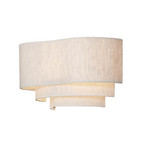 Pebble Textil-Wandlampe, creme - MARKET SET