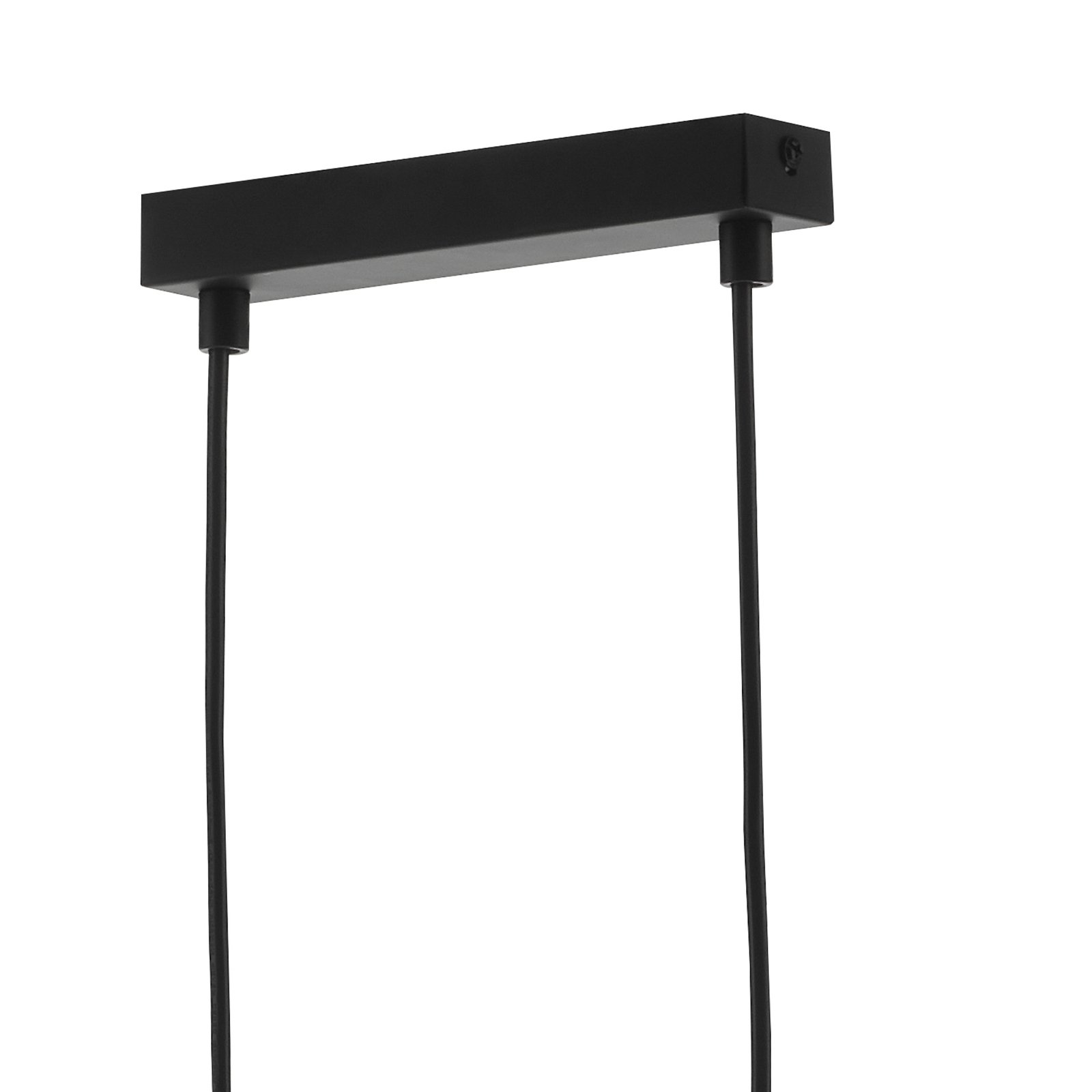 Feya pendant light black, smoky grey lampshades