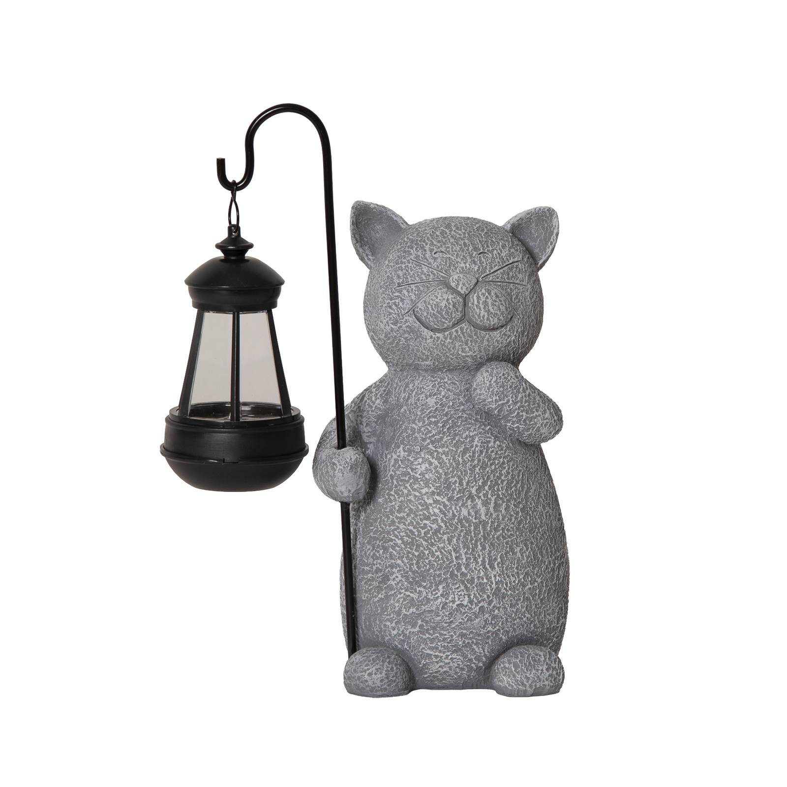 Smilla-LED-koristevalaisin, harmaa/musta, korkeus 30 cm Smilla-LED-koristevalaisin, harmaa/musta, korkeus 30 cm