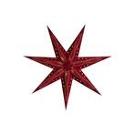 Sterntaler Samt paper star, Ø 75 cm red