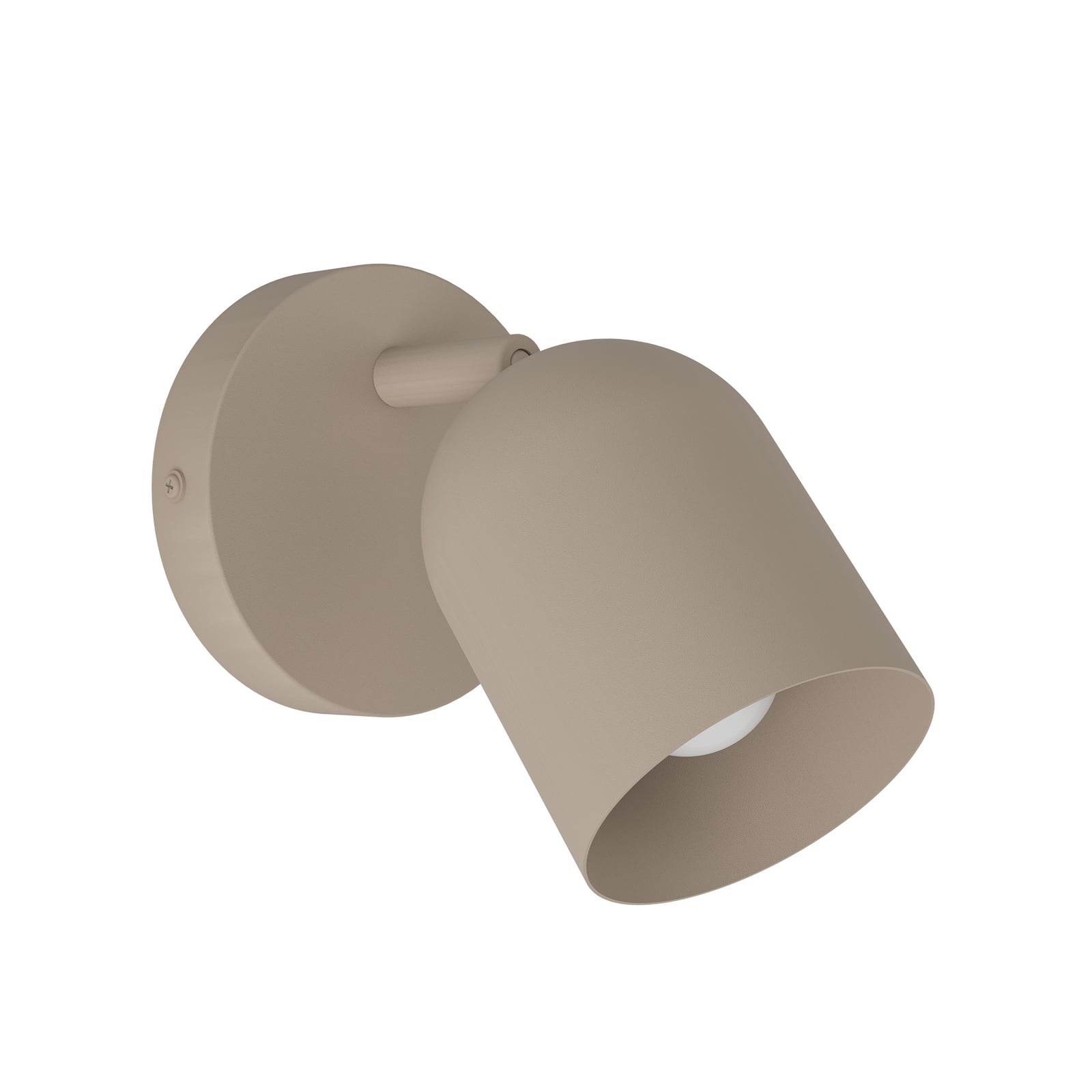 Wandstrahler Tilston, beige, Ø 9 cm, Stahl, E14